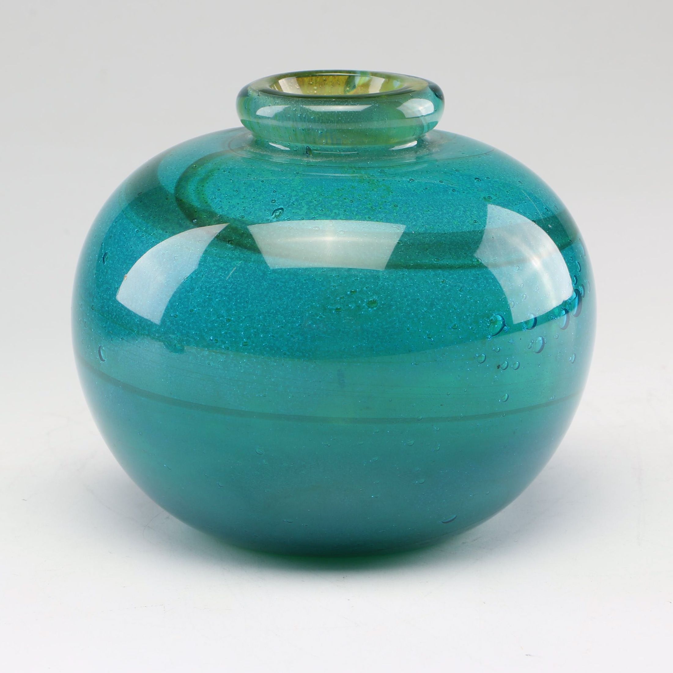 Contemporary Art Glass Vase EBTH