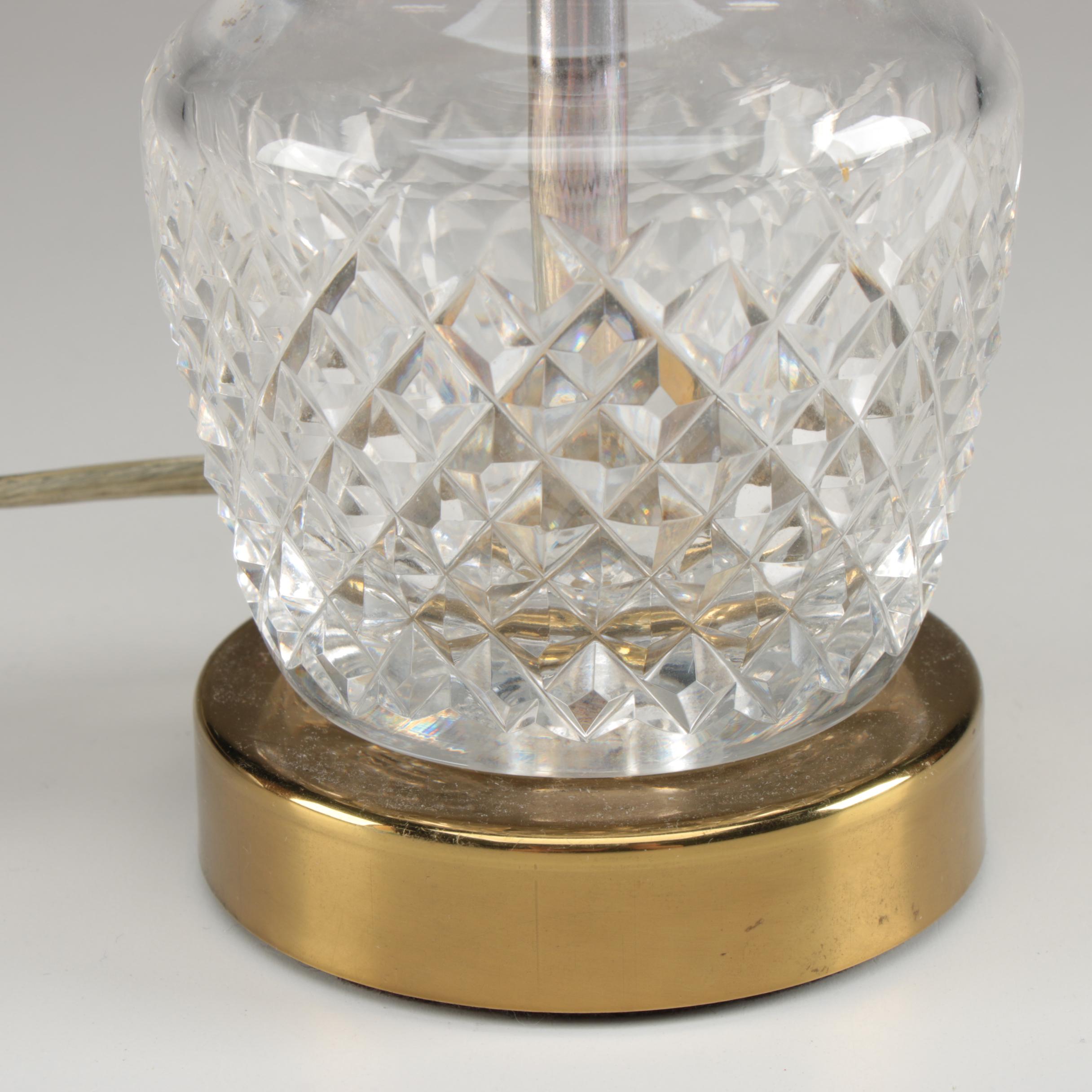 Waterford Crystal "Alana" Table Lamp EBTH