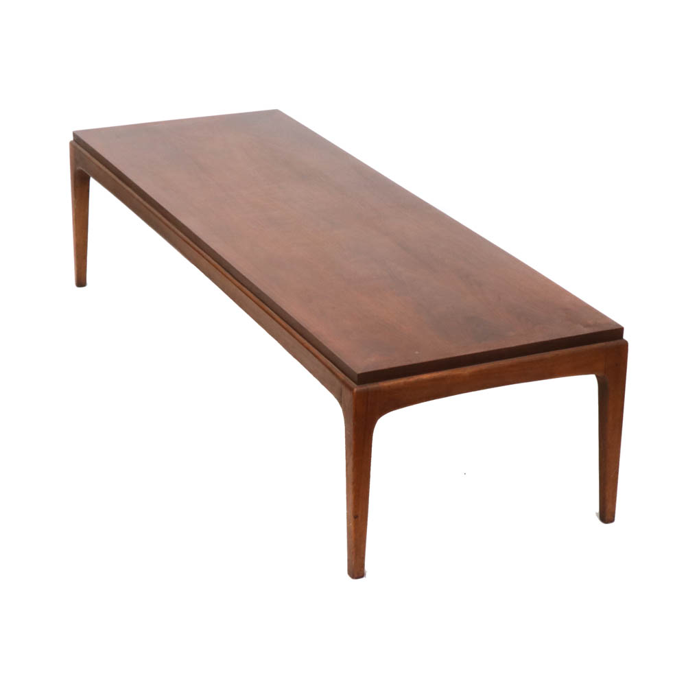 Lane "Rhythm" Walnut Coffee Table, Mid-Century | EBTH