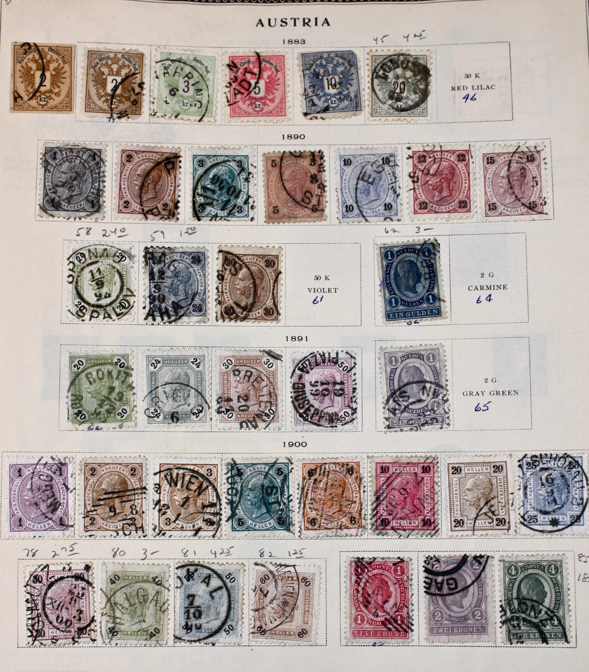 19th Century International Postage Stamp Album | EBTH