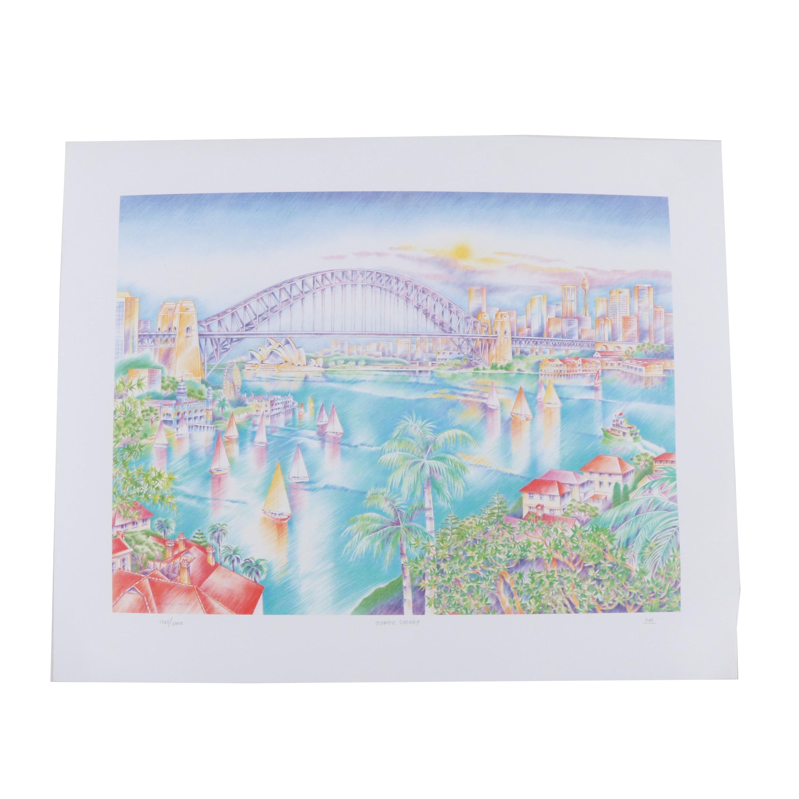 Dorota Mears Offset Lithograph Olympic Sydney Ebth
