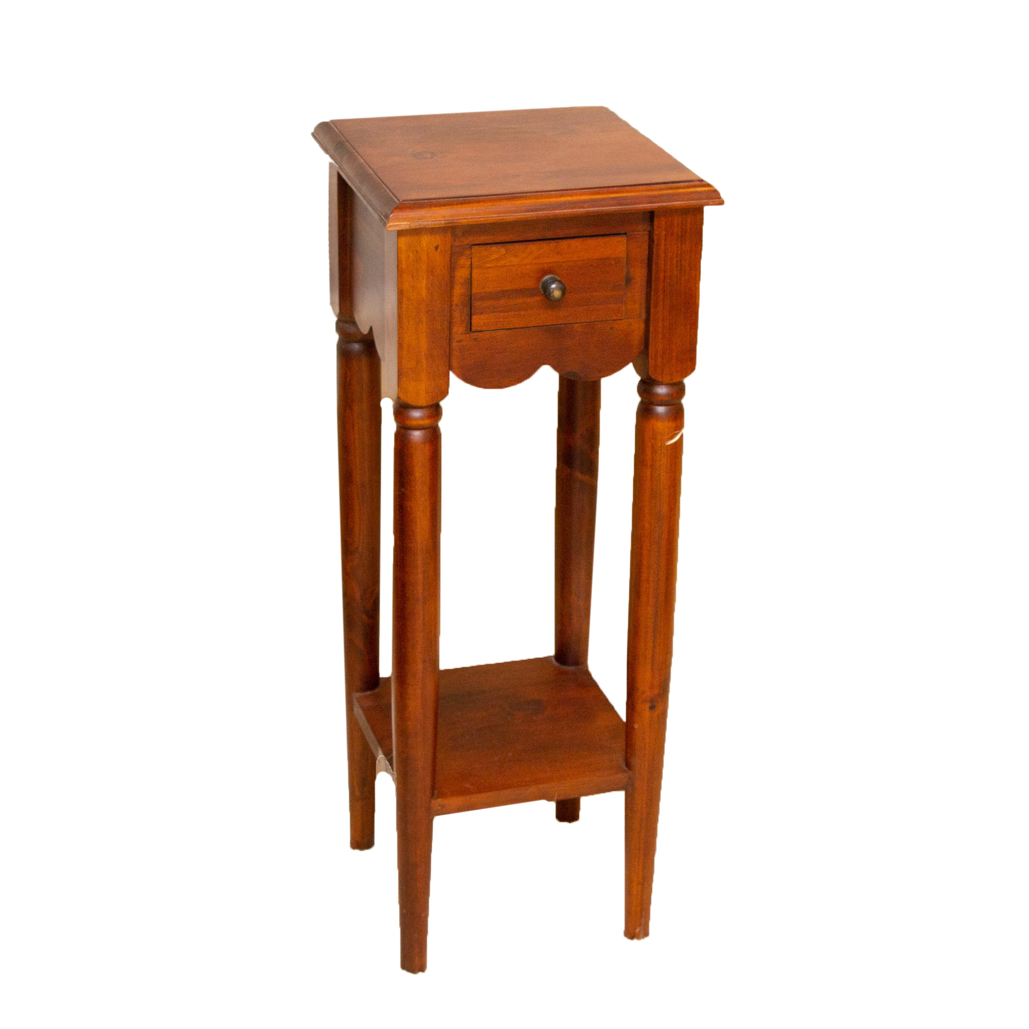 Colonial Style Oak Nightstand EBTH