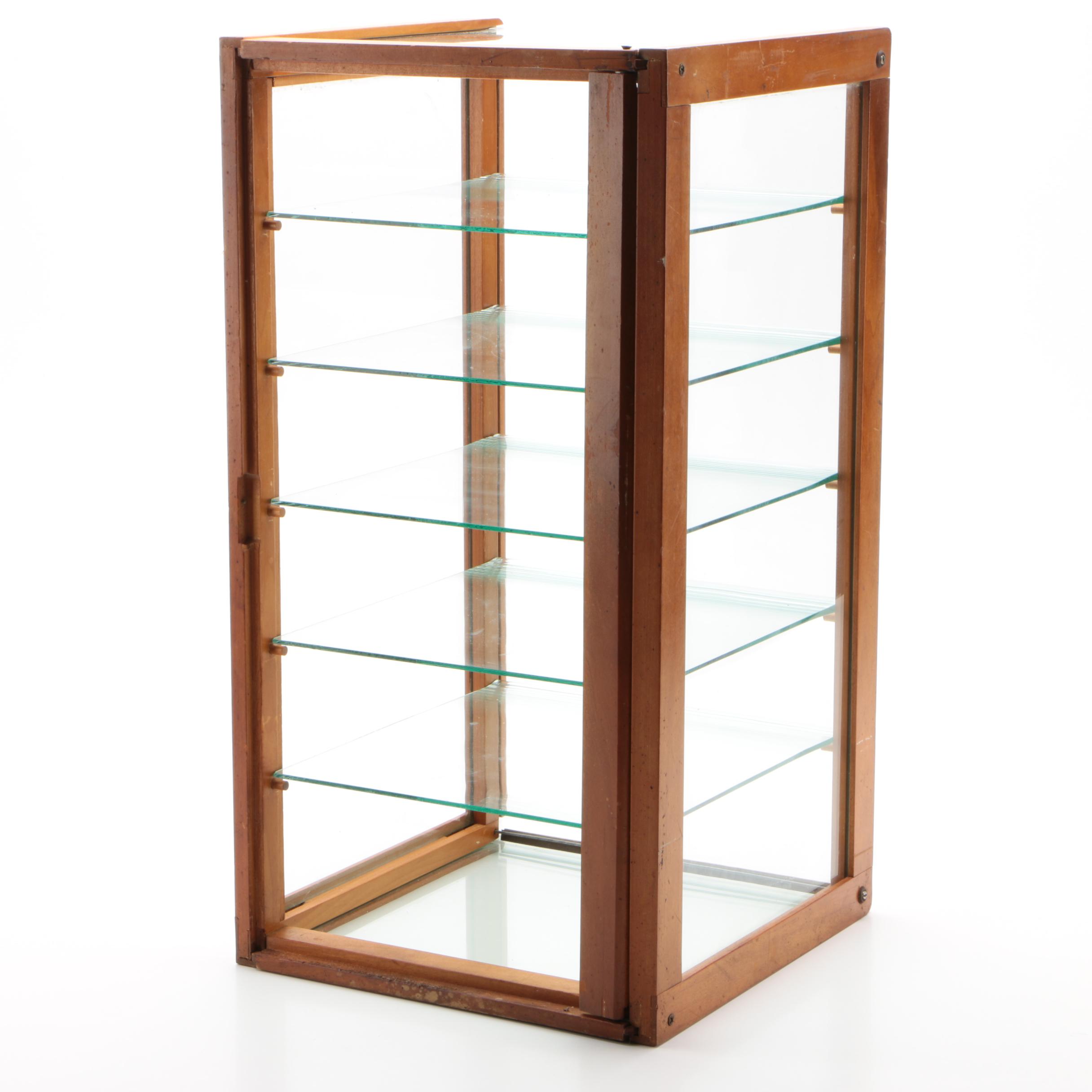 CounterTop Wooden Display Case EBTH