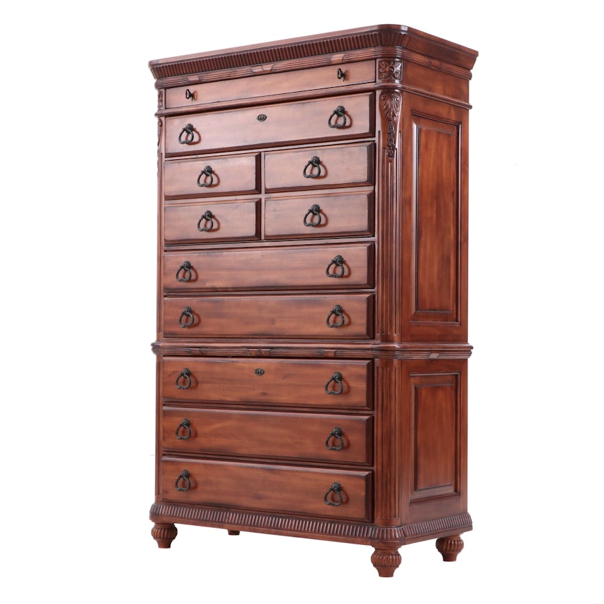 Laura Ashley Chest Of Drawers In Walnut Contemporary Ebth