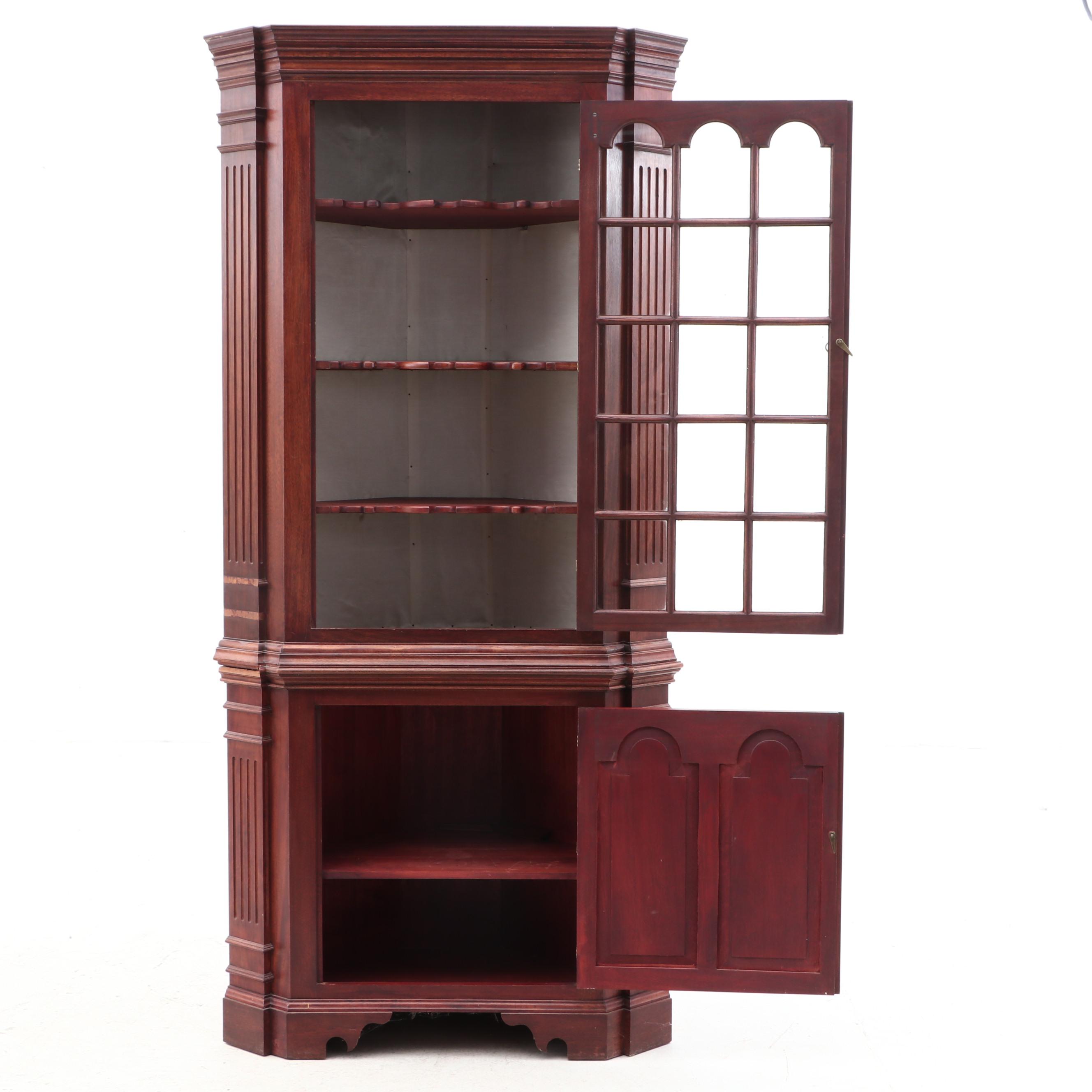 Mahogany Corner China Mid Century EBTH