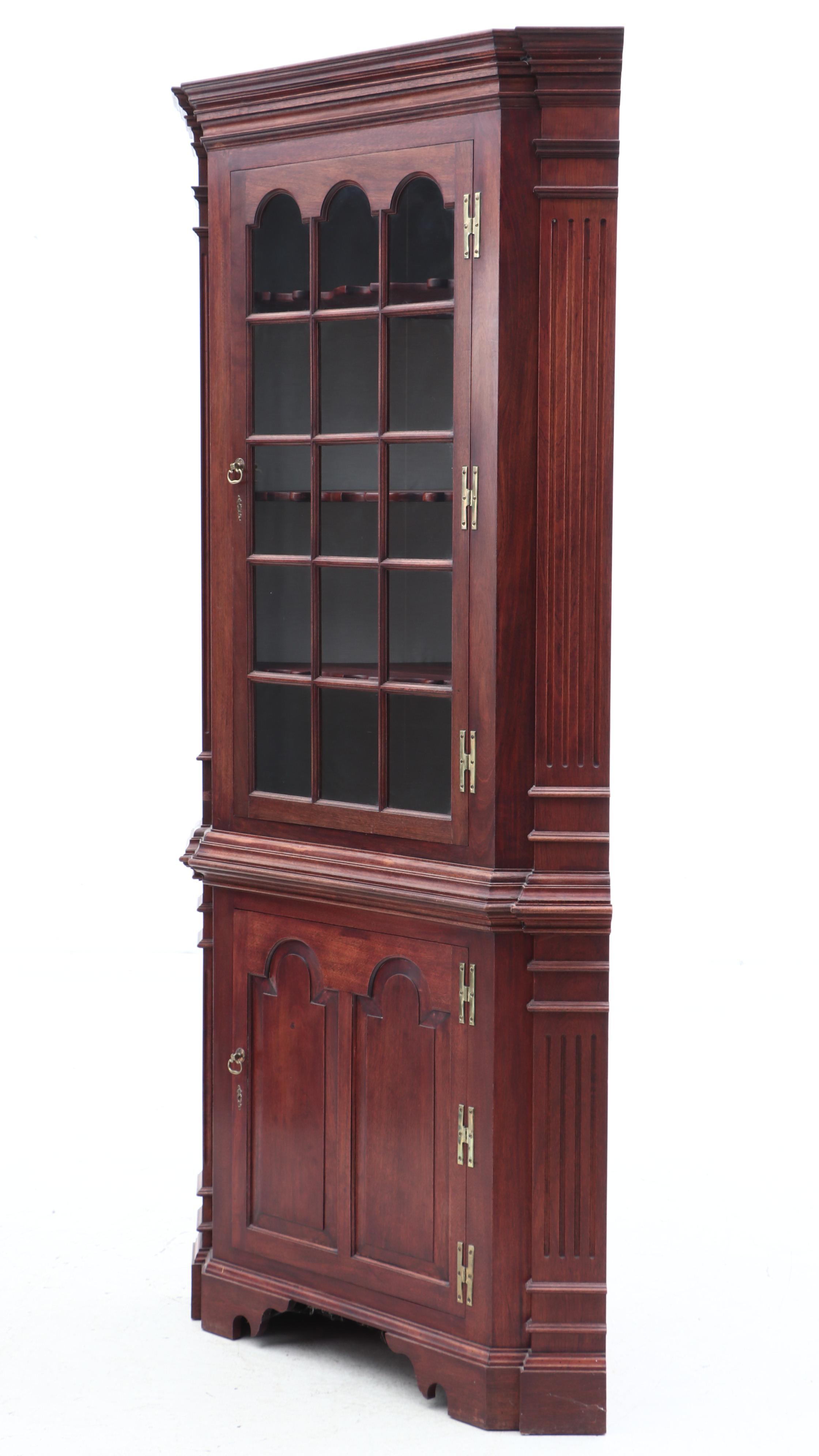 Mahogany Corner China Mid Century EBTH