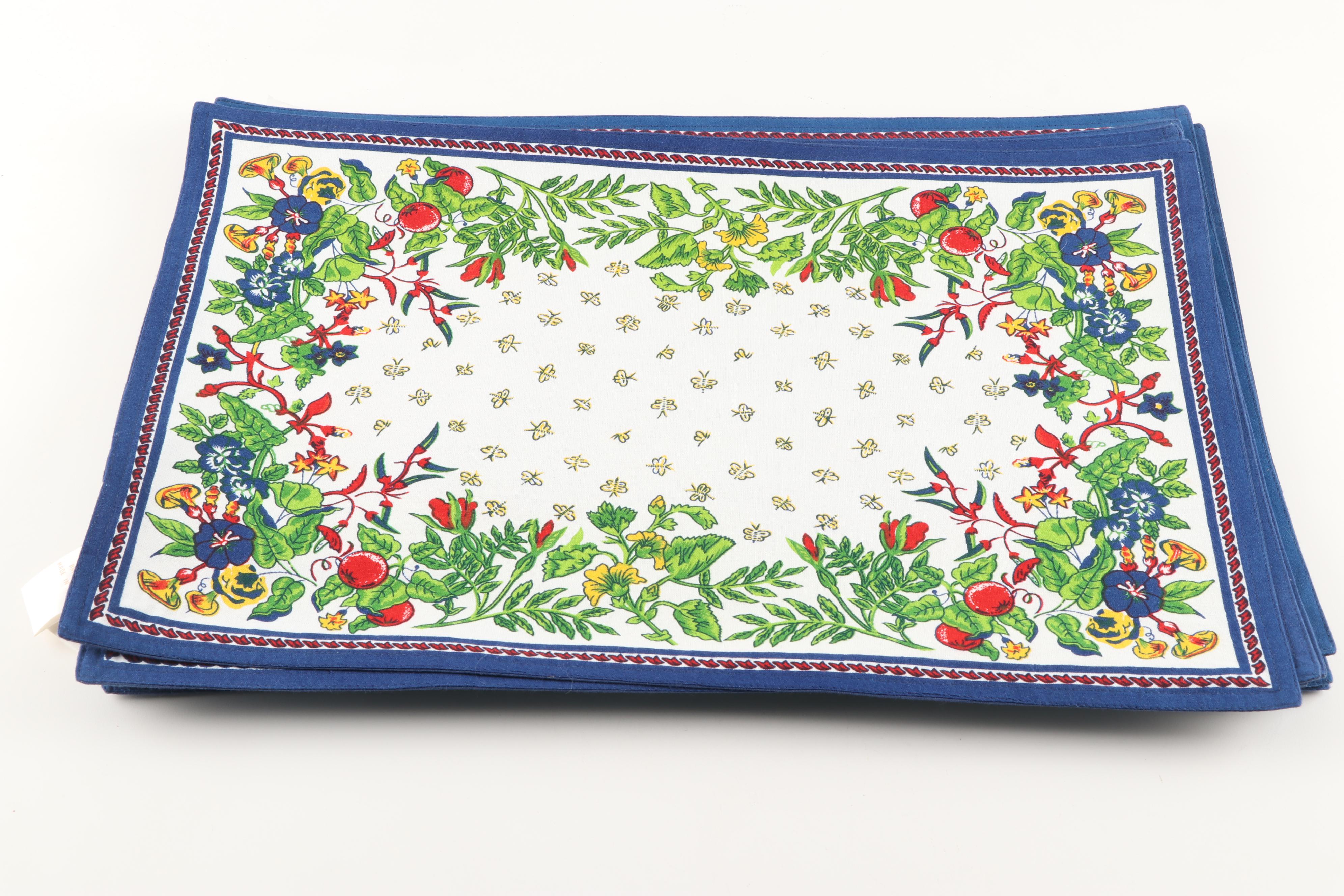 WilliamsSonoma and Pomegranate Table Placemats EBTH