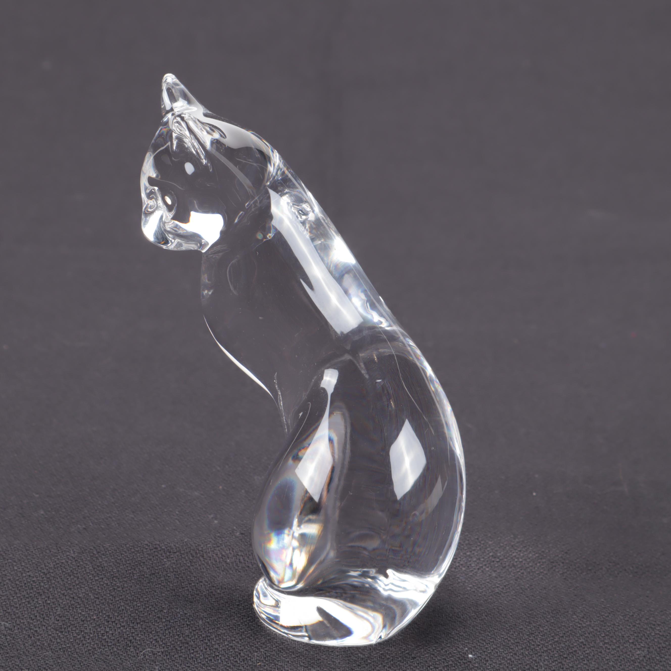 Lenox Crystal Cat Figurine EBTH