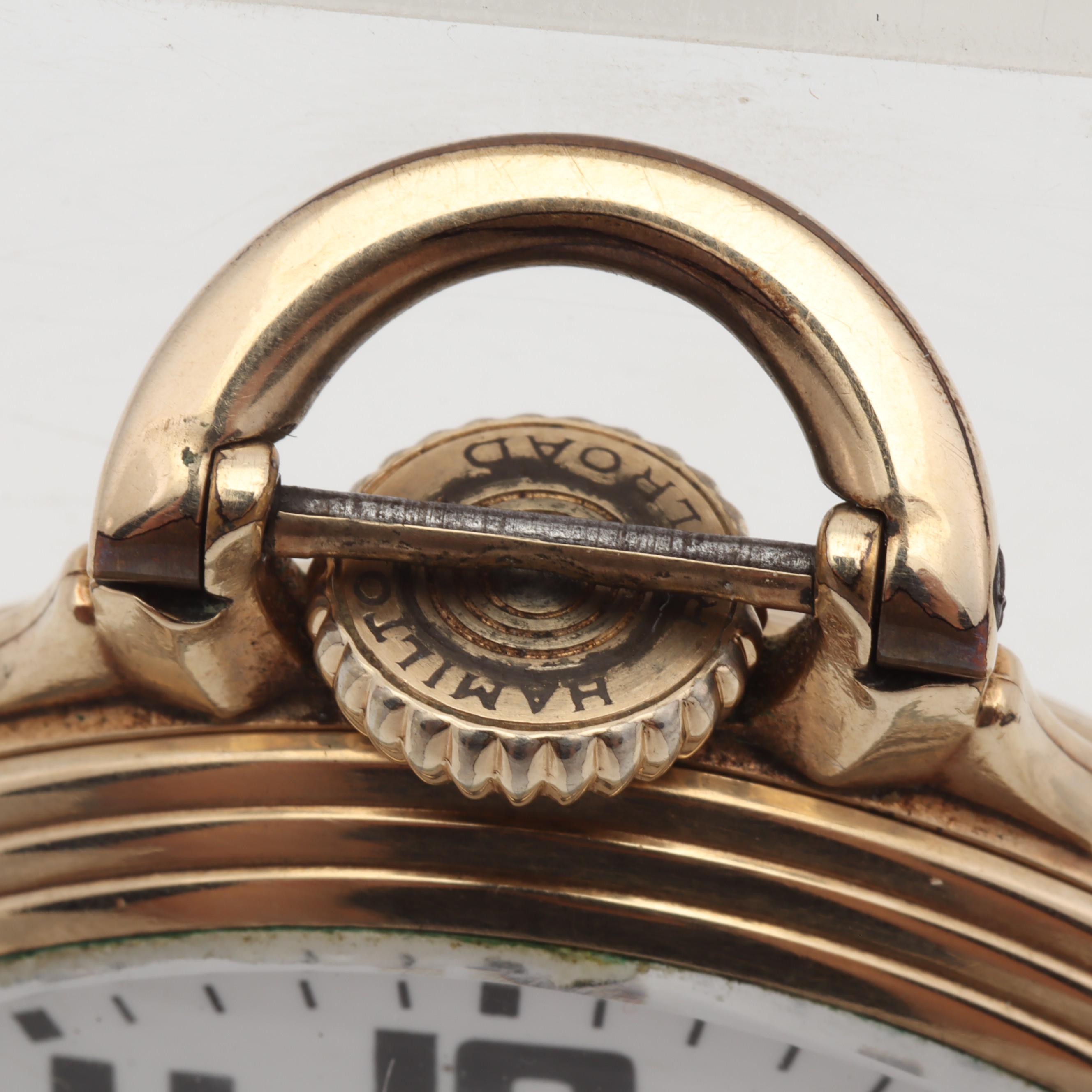 Hamilton Railway Special 10K Wadsworth GoldFilled Case Pocket Watch EBTH