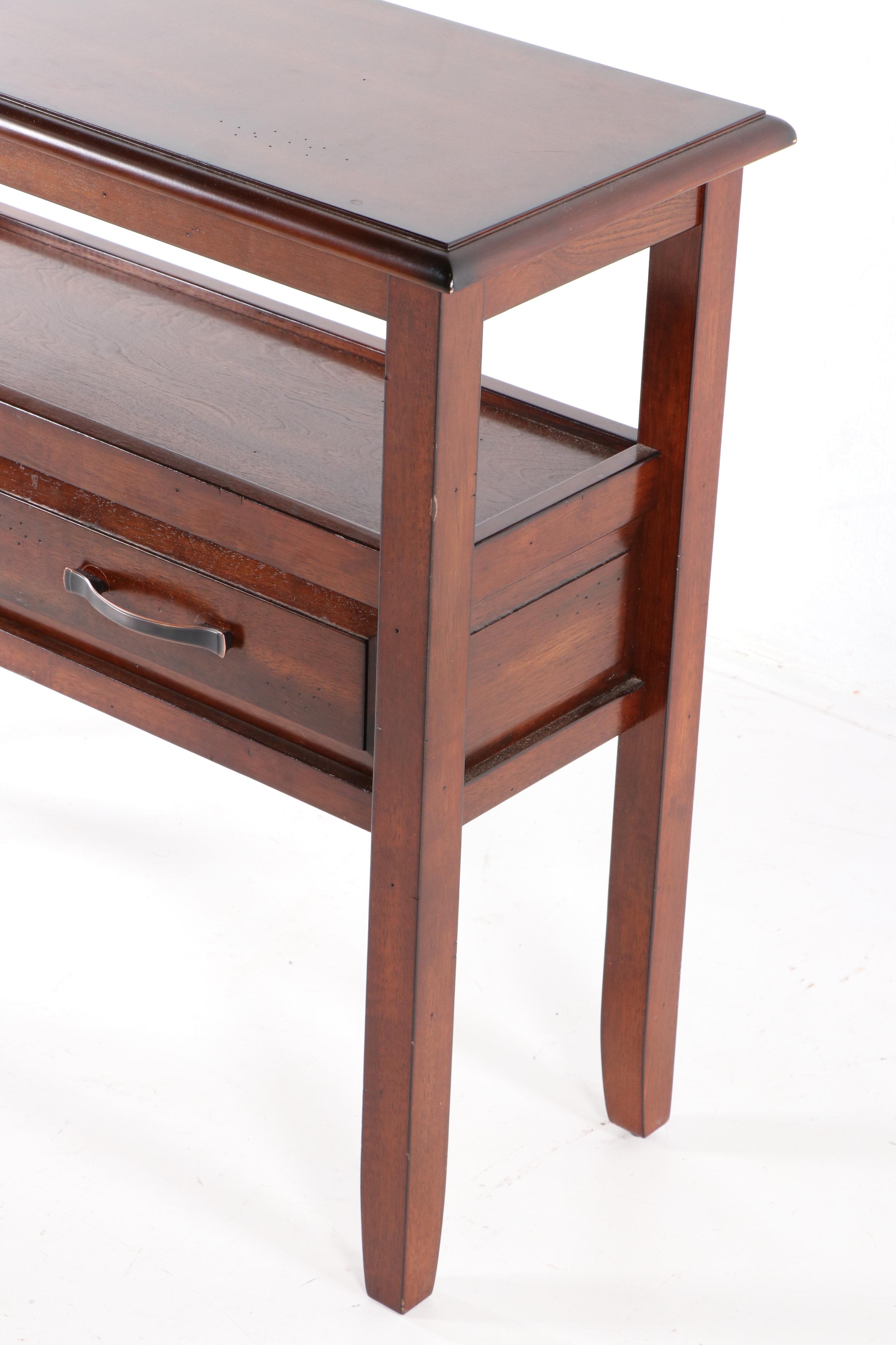 Cherry Console Table, Contemporary | EBTH