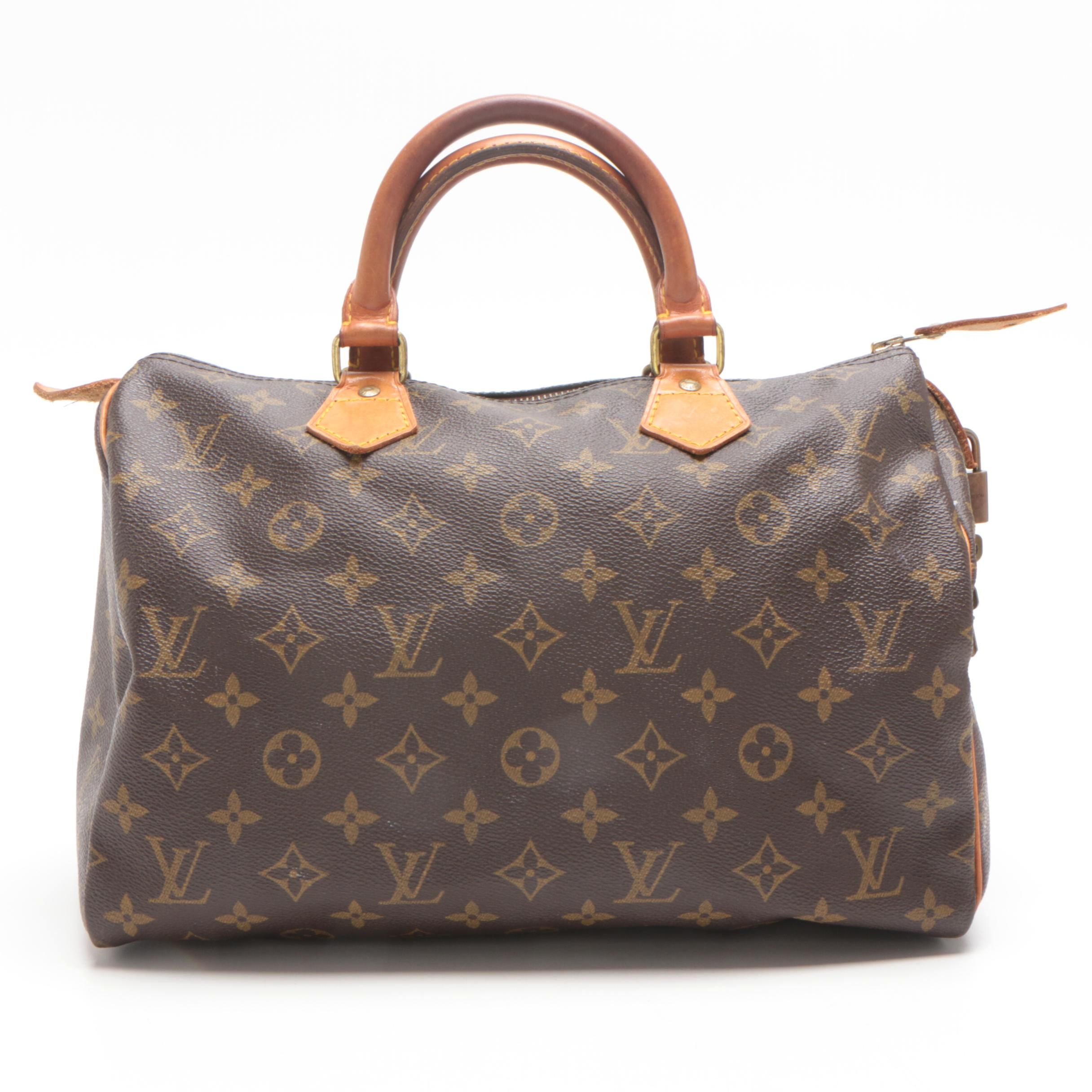 Louis Vuitton Malletier Speedy 30 Bag in Monogram Canvas, Vintage EBTH