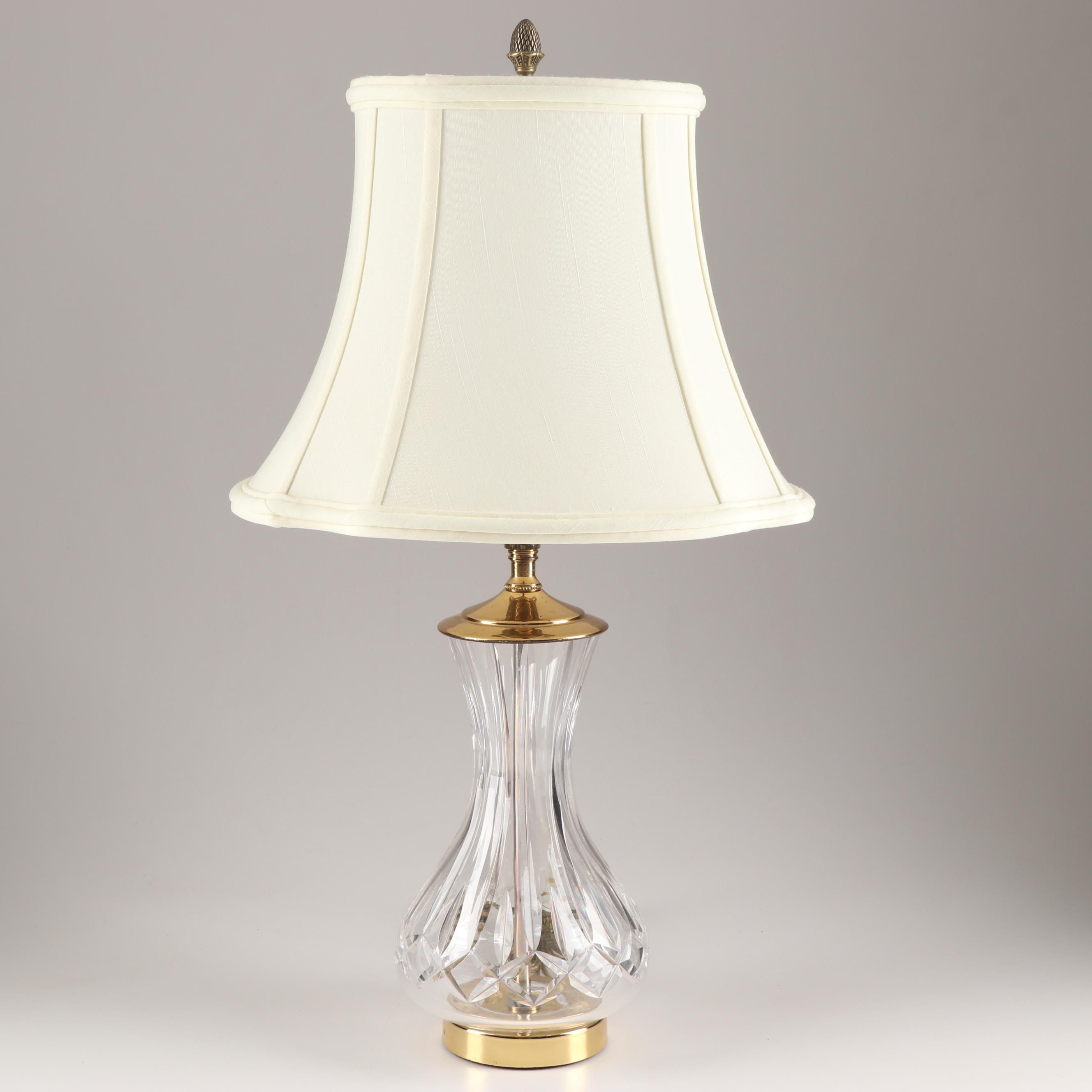 waterford crystal desk lamp