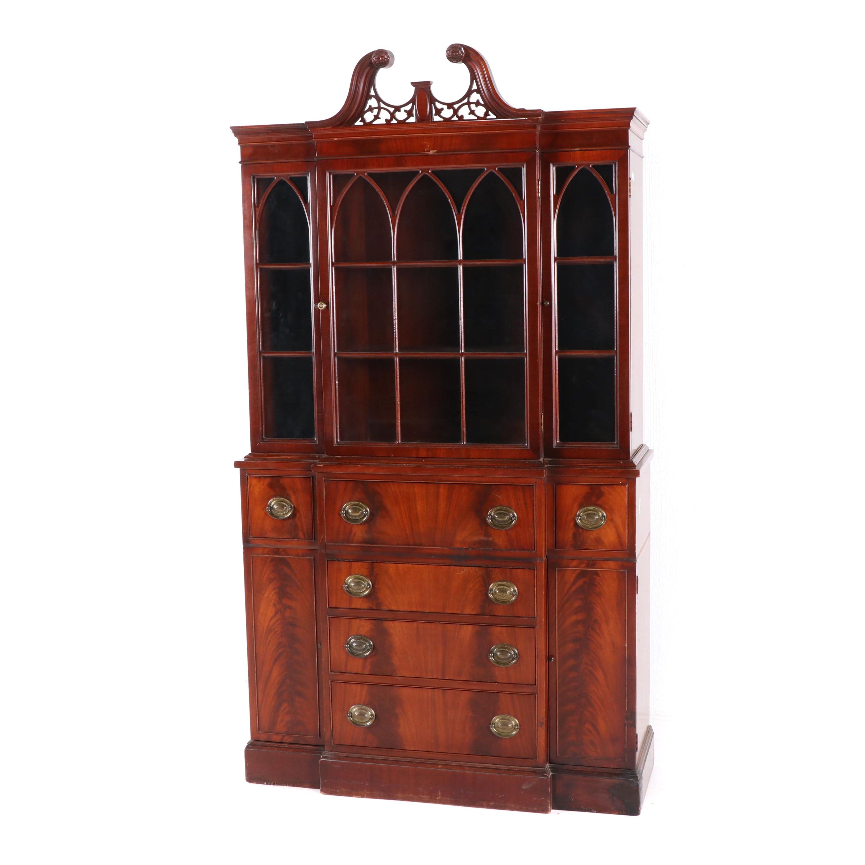 Finch Fine Furniture George Iii Style Mahogany China Cabinet Ebth
