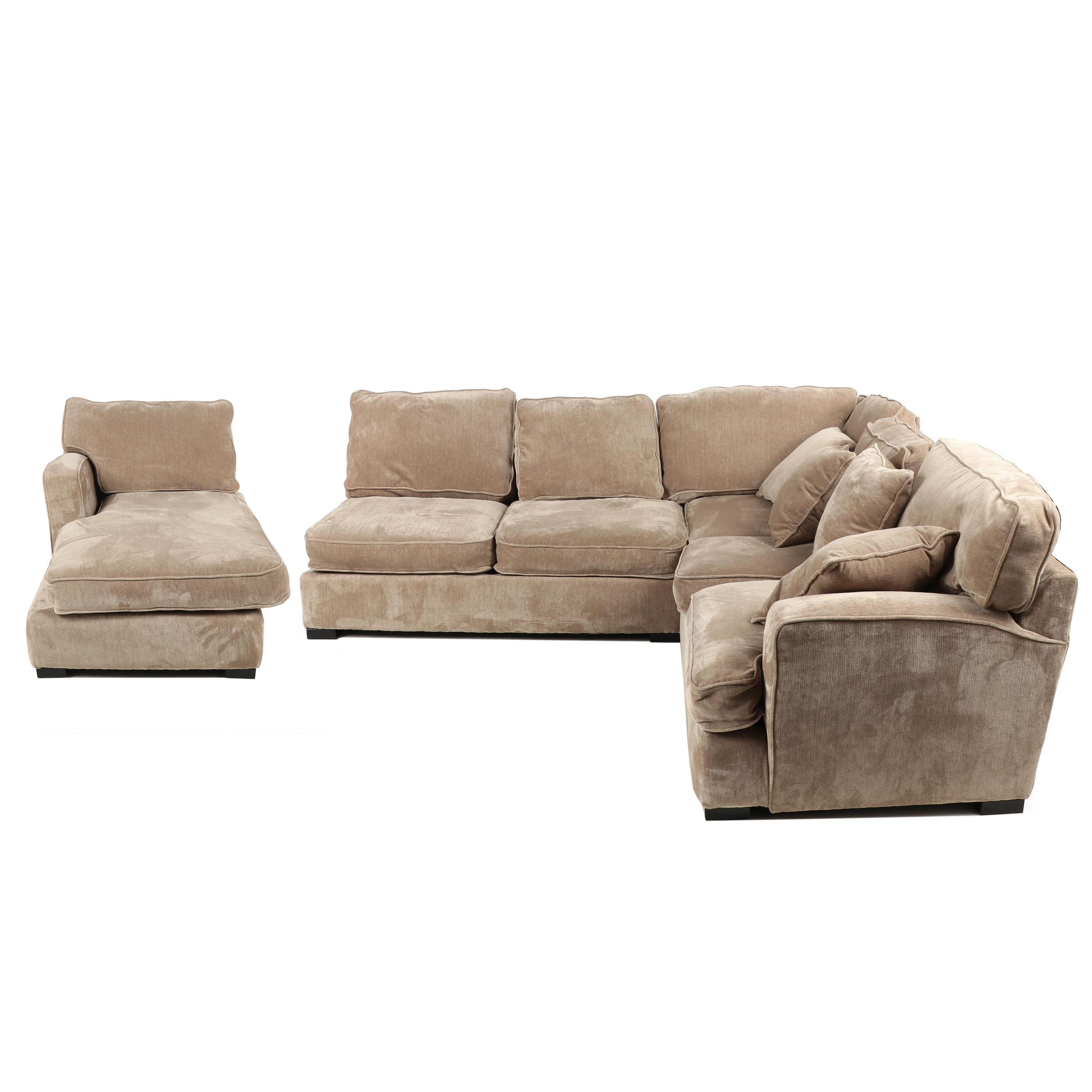 Robert Michael Ltd Custom Upholstered Sectional Sofa