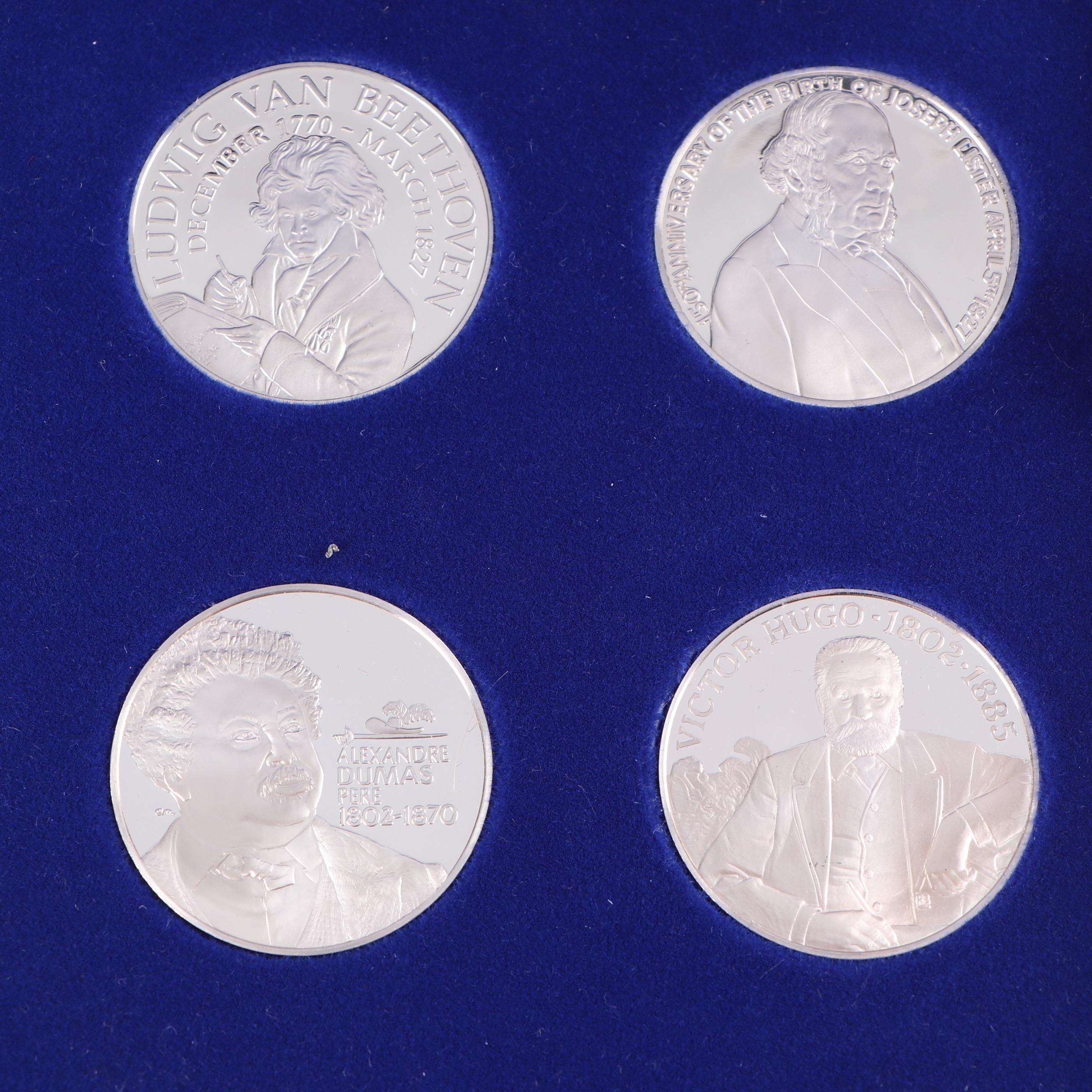 1977 Franklin Mint Sterling Silver Medallic Commemorative Society