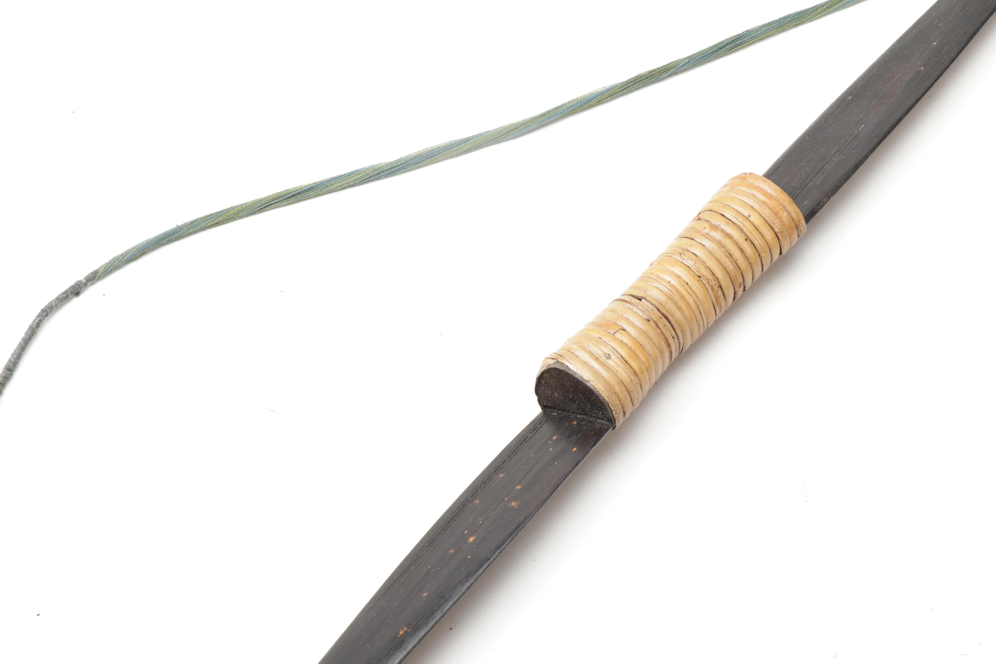 Southeast Asian Weapons Including Sword and Bow with Arrows, Vintage EBTH