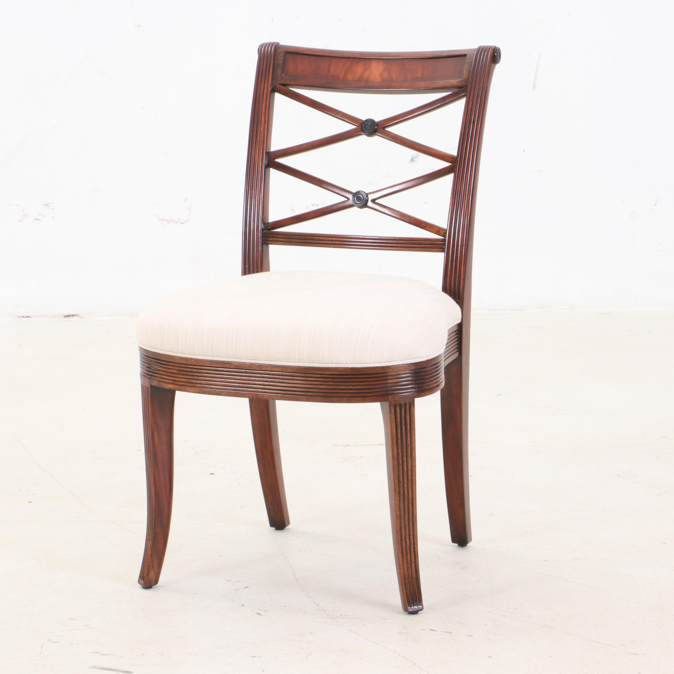 Contemporary Theodore Alexander Upholstered Dining Chairs EBTH