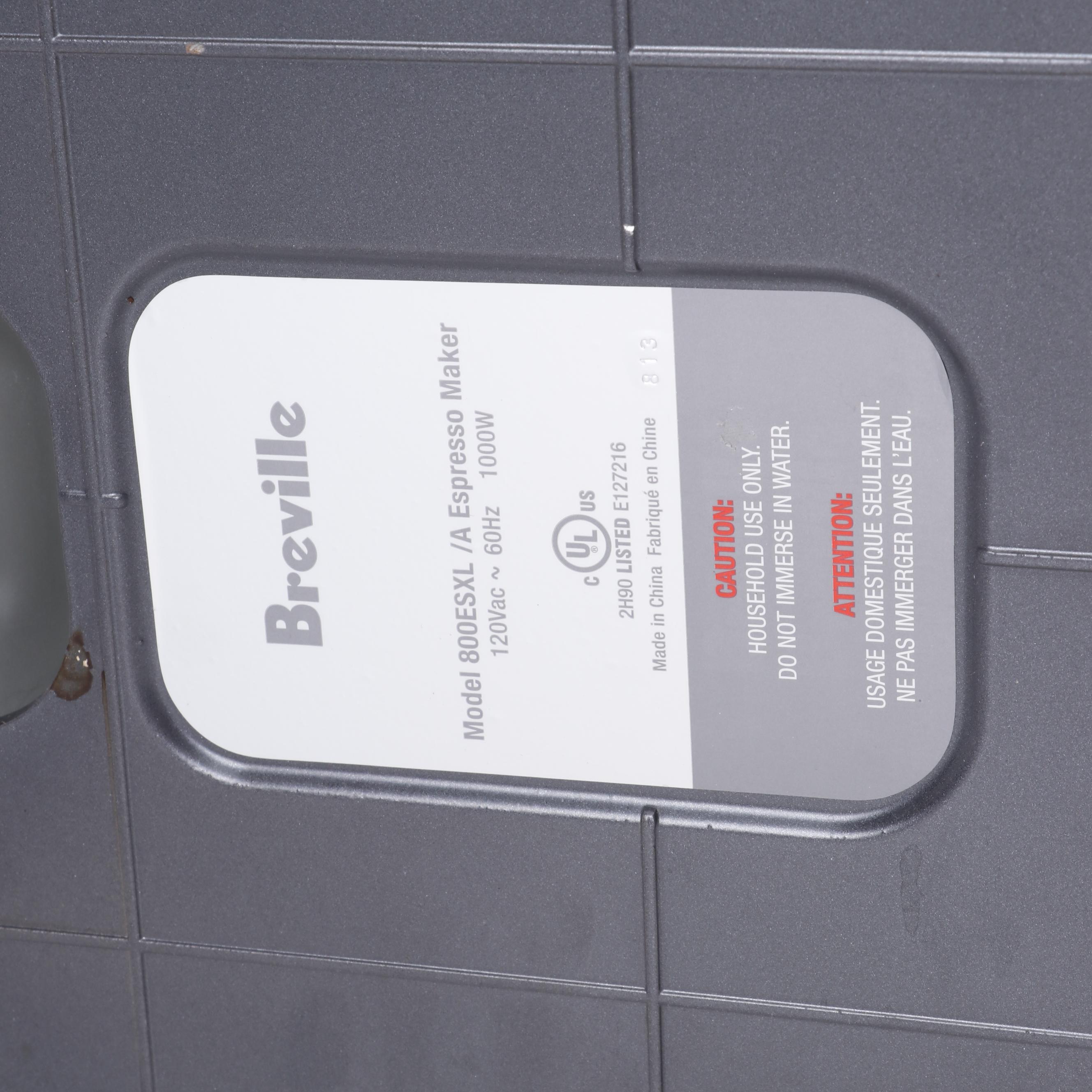 Breville 800ESXL Espresso Machine EBTH