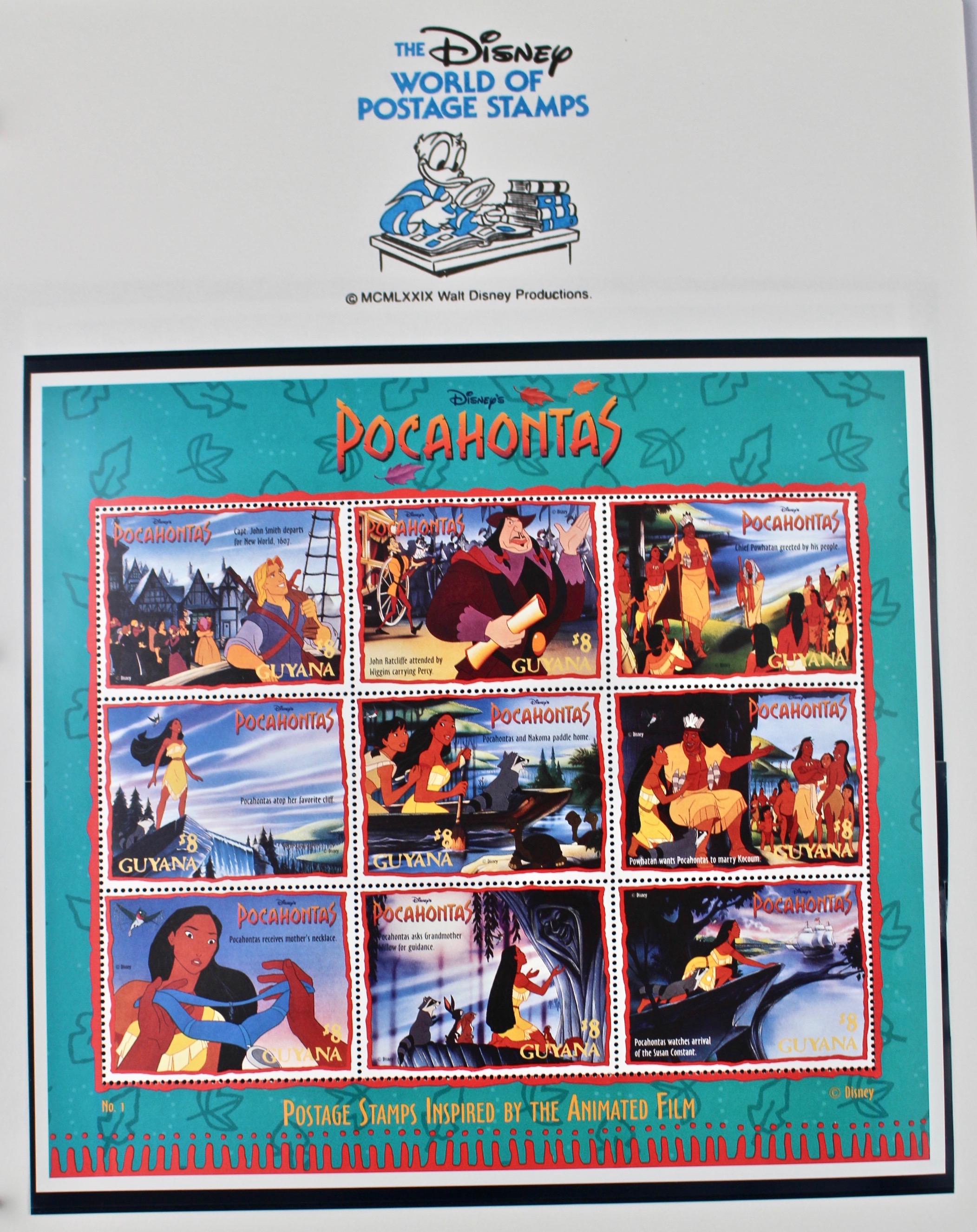 "Disney World of Postage Stamp Album" Stamp Collection EBTH