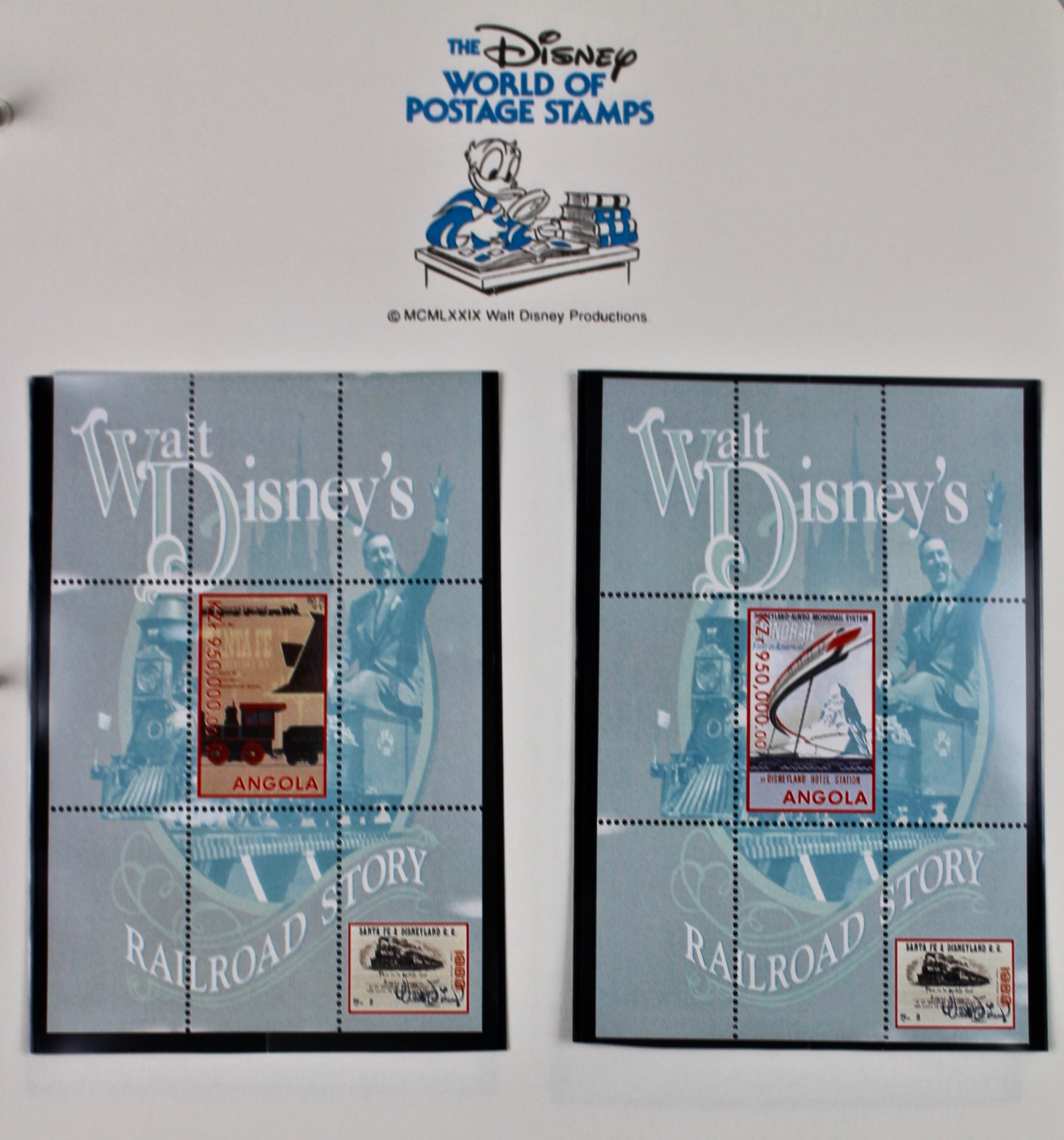 "Disney World of Postage Stamp Album" Stamp Collection EBTH