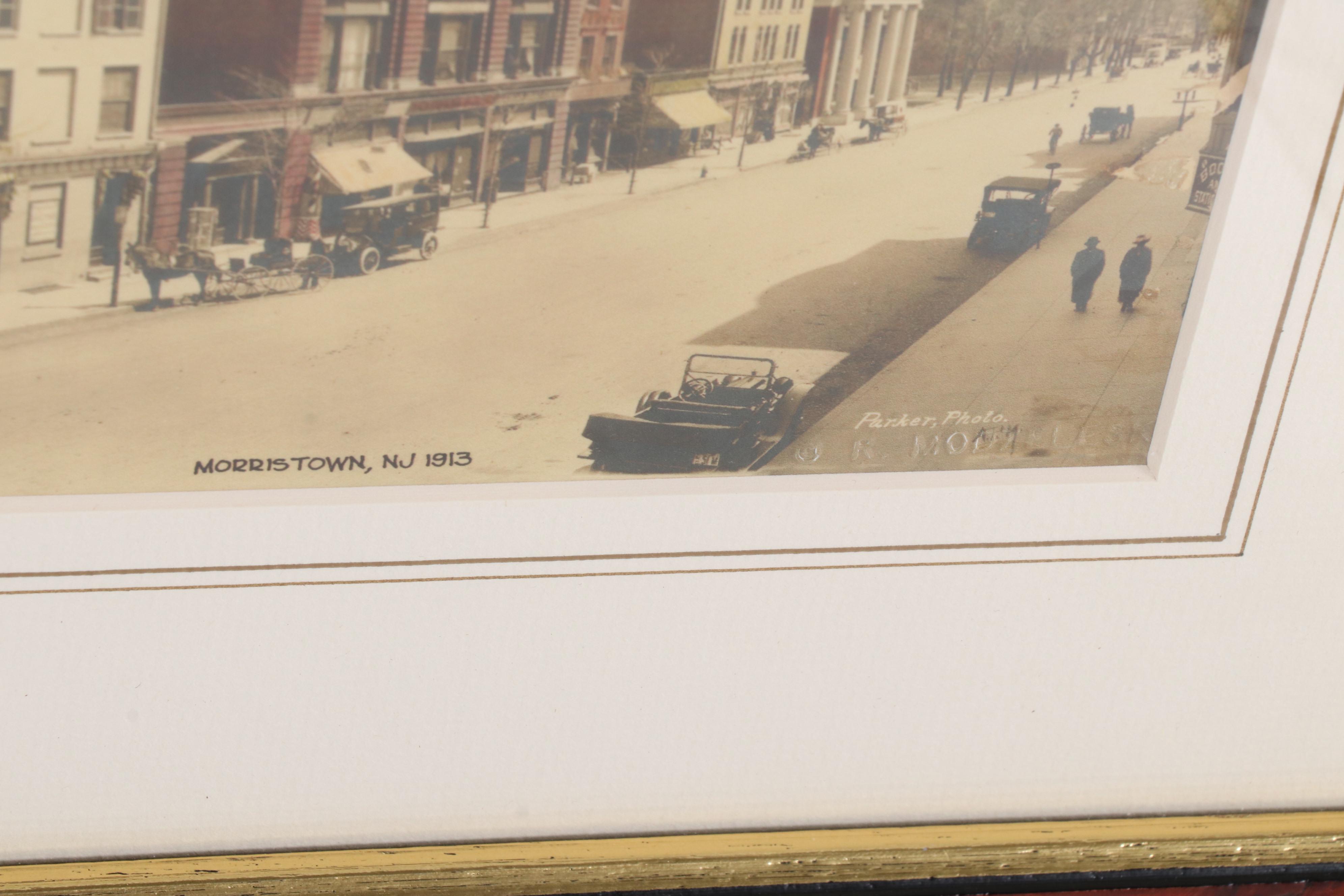 Morristown, New Jersey Frame Map and Reproduction Print EBTH