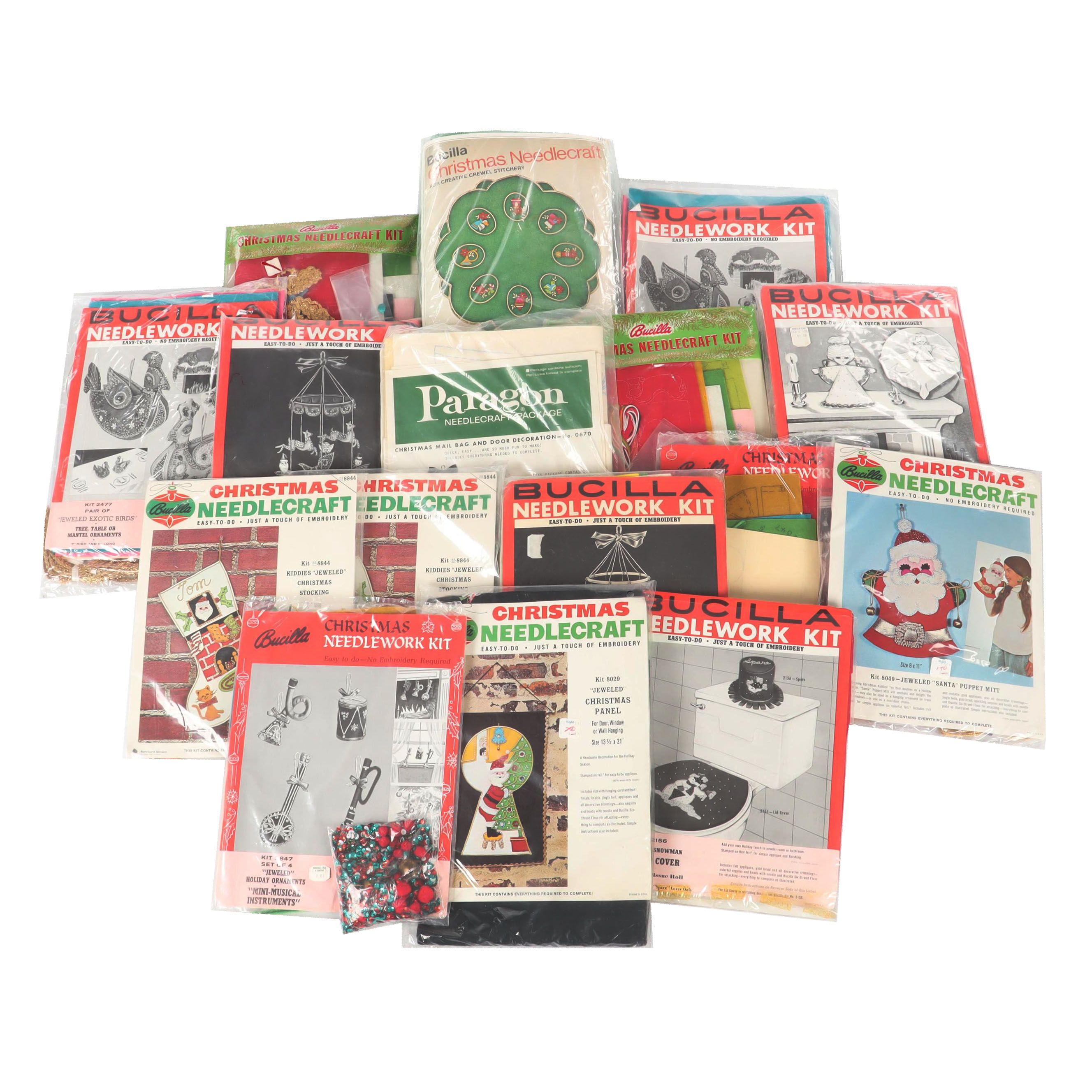 Download Bucilla Christmas Needlework Kits And Craft Supplies Vintage Ebth 3D SVG Files Ideas | SVG, Paper Crafts, SVG File