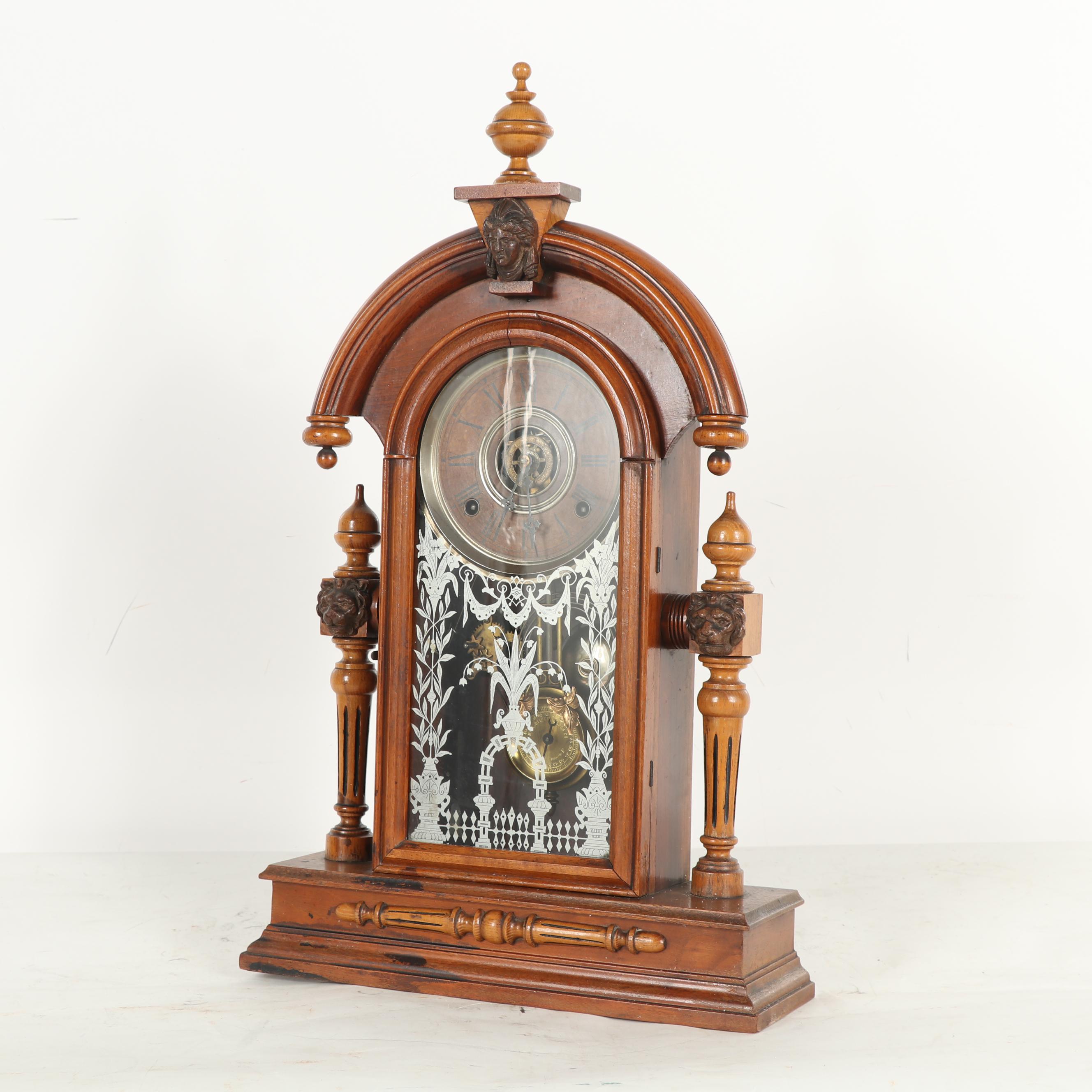 Wm. L. Gilbert "Jupiter" Mantel Clock, Late 19th Century EBTH
