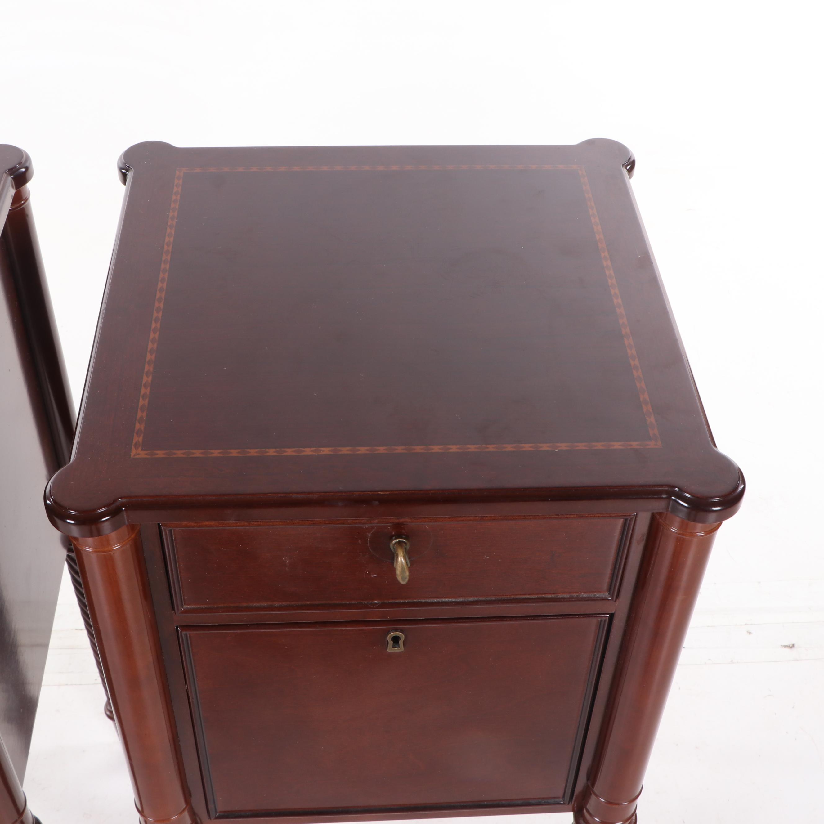 Bombay Company Wood Nightstands, 1990s EBTH