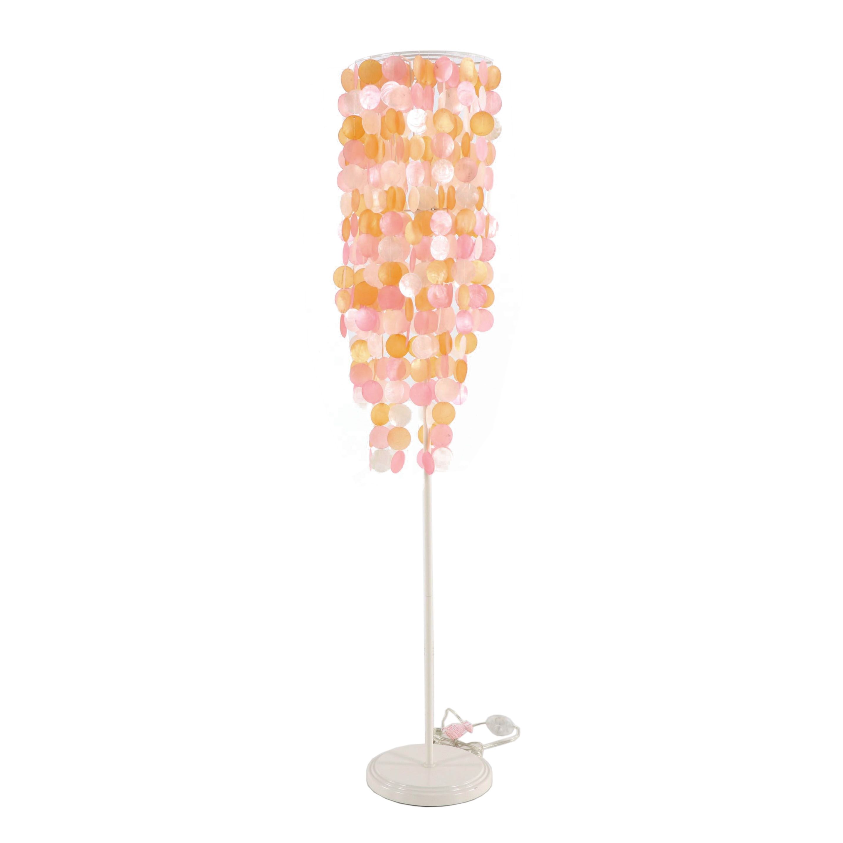 Capiz Shell Floor Lamp Contemporary