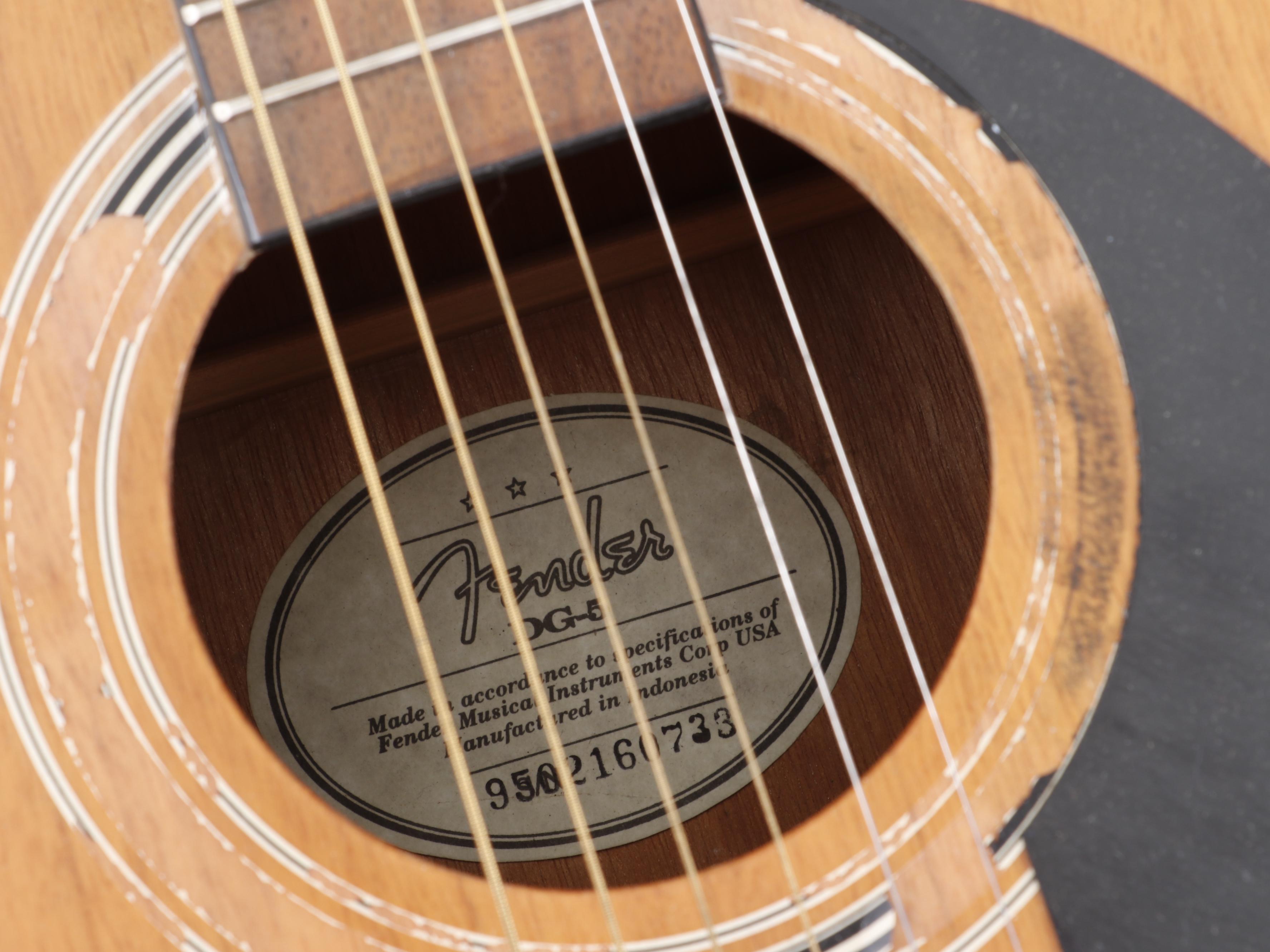 Fender DG5 Basswood Acoustic Guitar EBTH