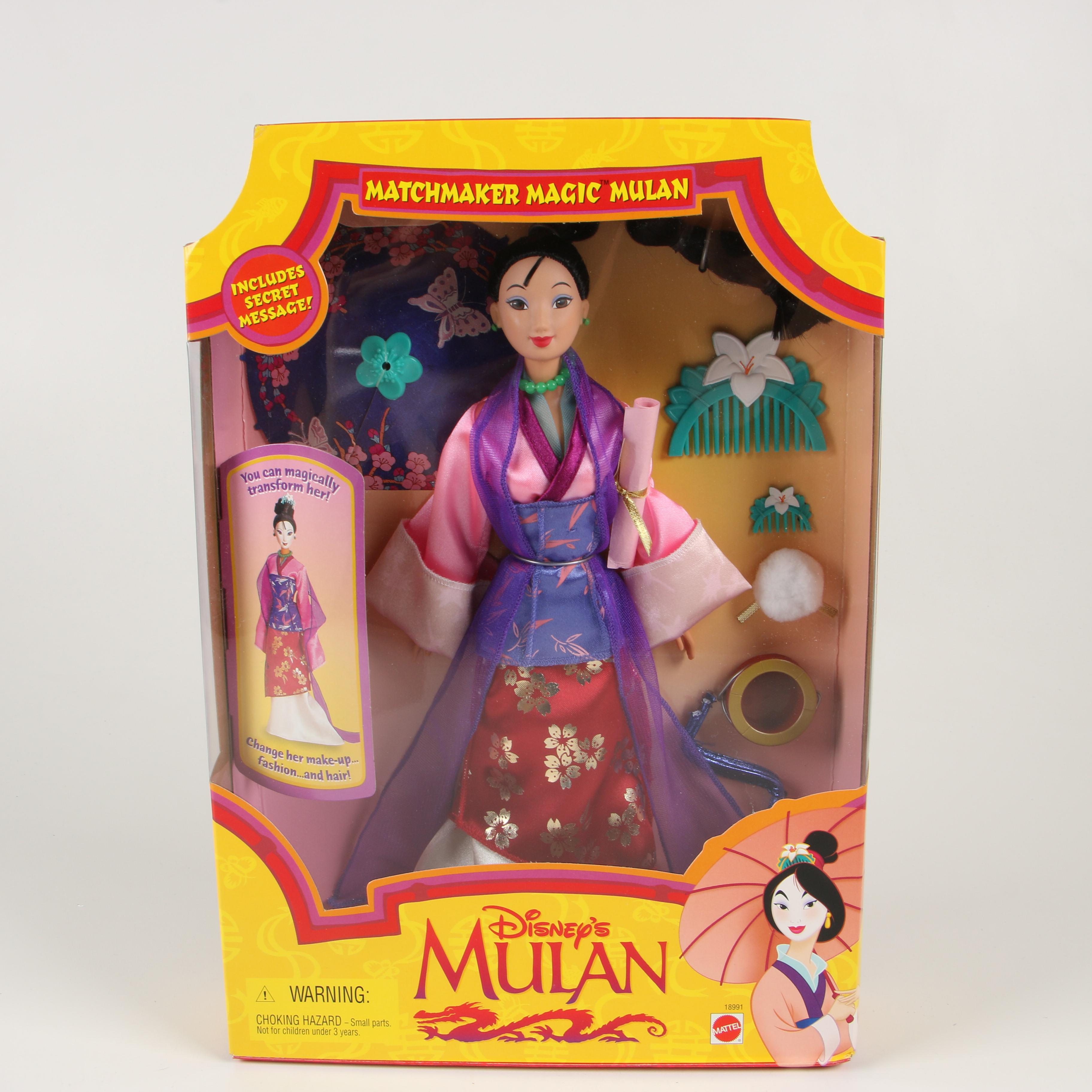 mulan doll mattel