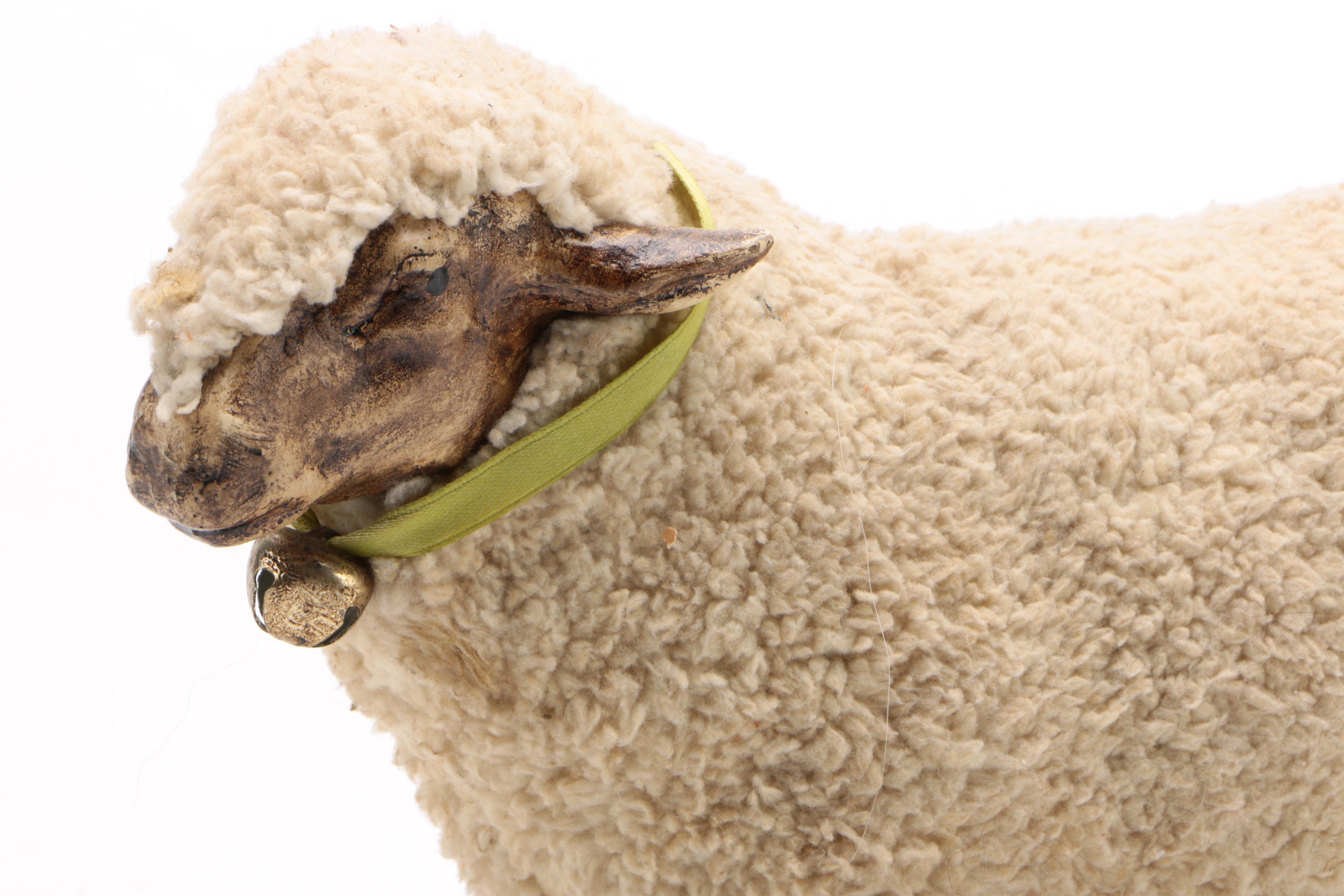 Ragon House Collection Plush Sheep Decorative Pull Toy EBTH