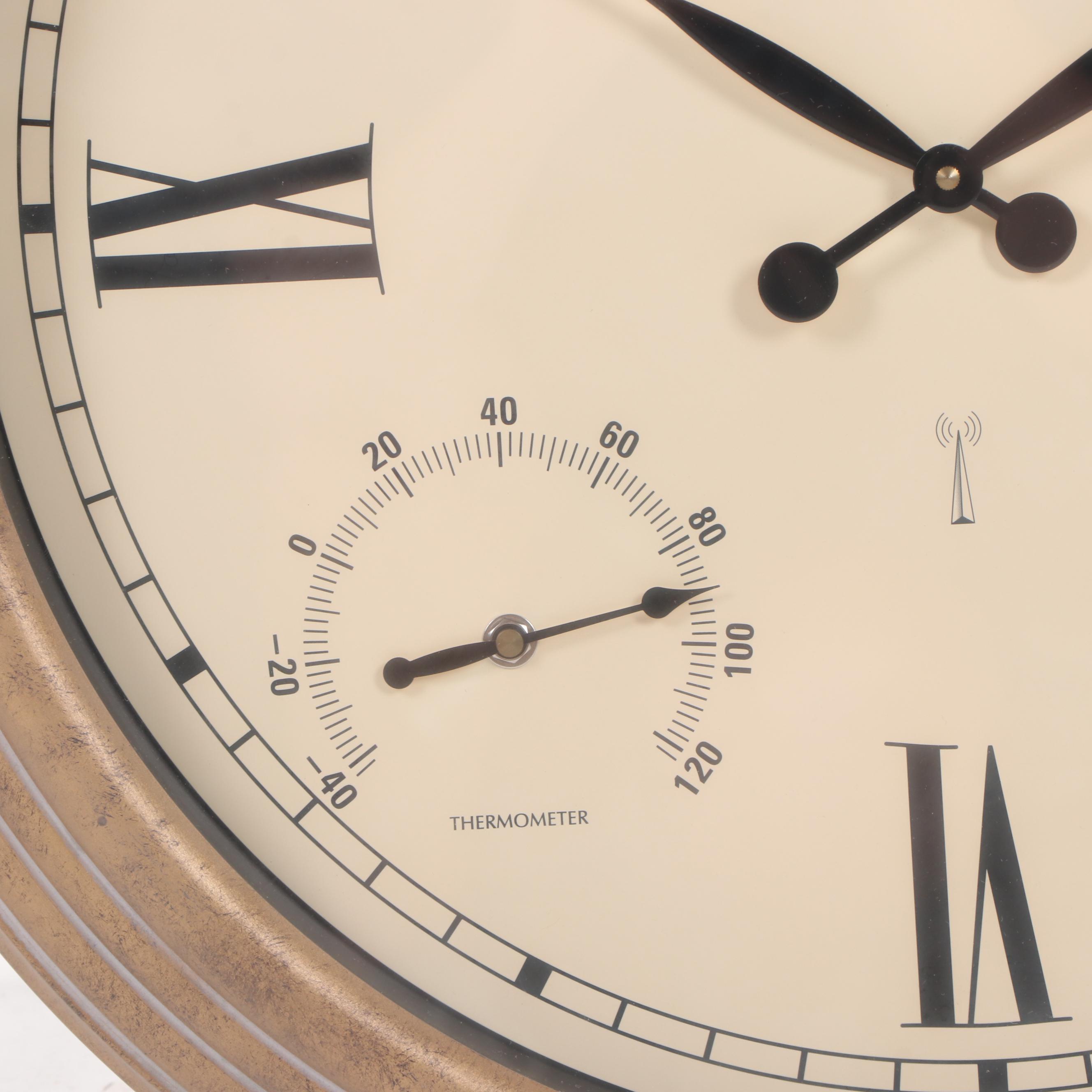 Atomix AA Battery Powered Wall Clock, Contemporary EBTH