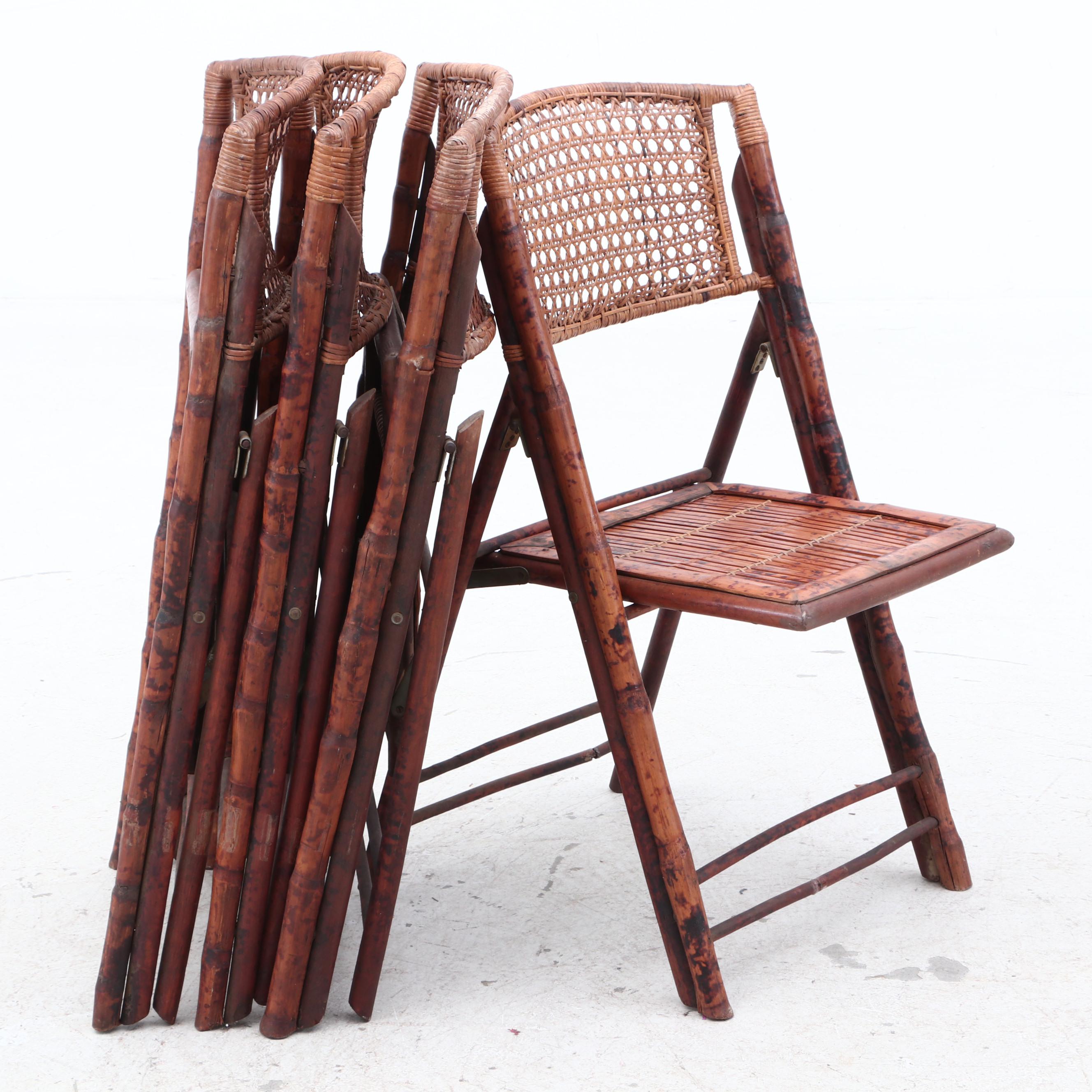 Four Rattan Folding Chairs Mid 20th Century EBTH   1564767332266 6fc256c79603332242aa5d612aa06f6af9d8f93e021ed4fc8f17f8985fce0345.JPG