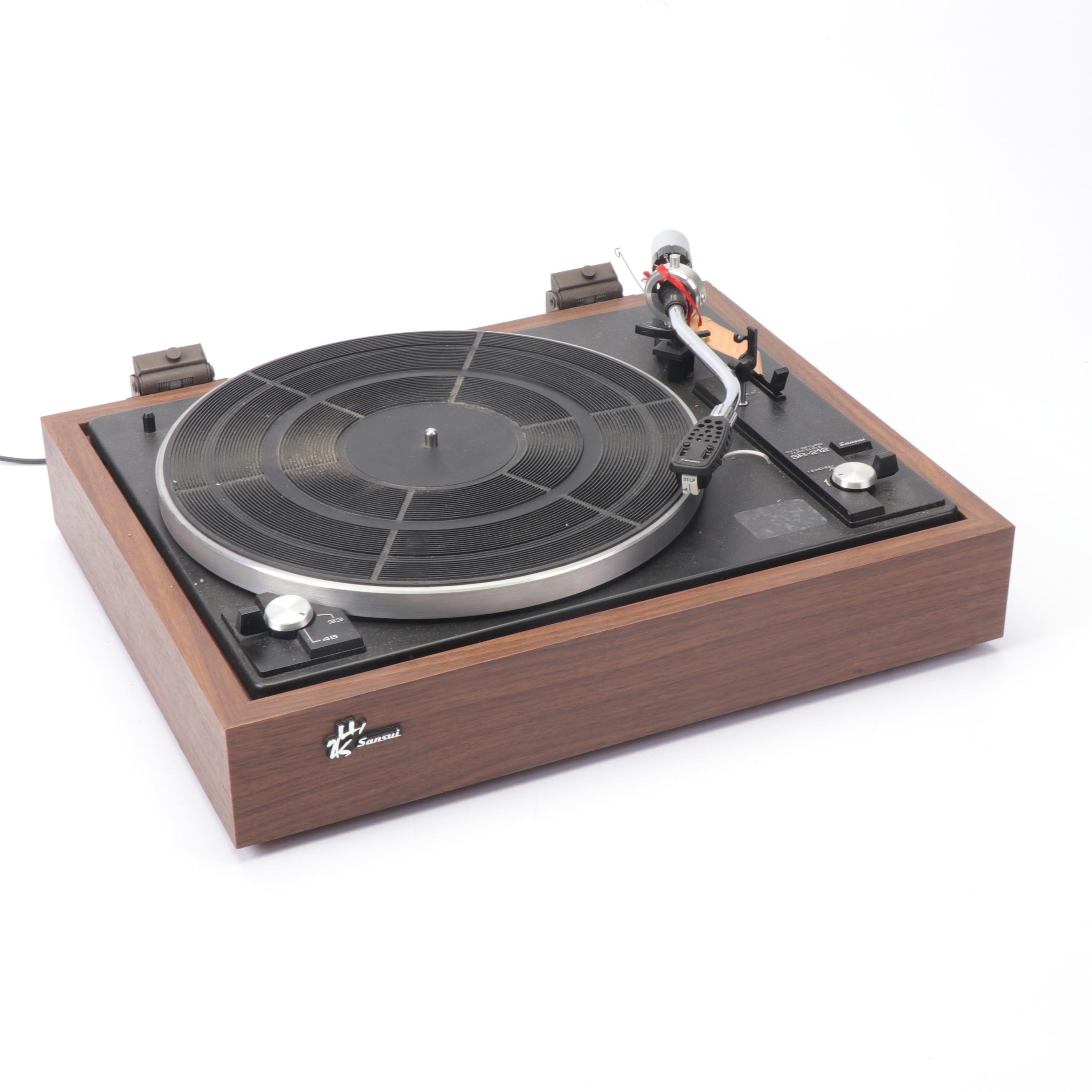 Sansui SR212 AutoReturn Turntable EBTH