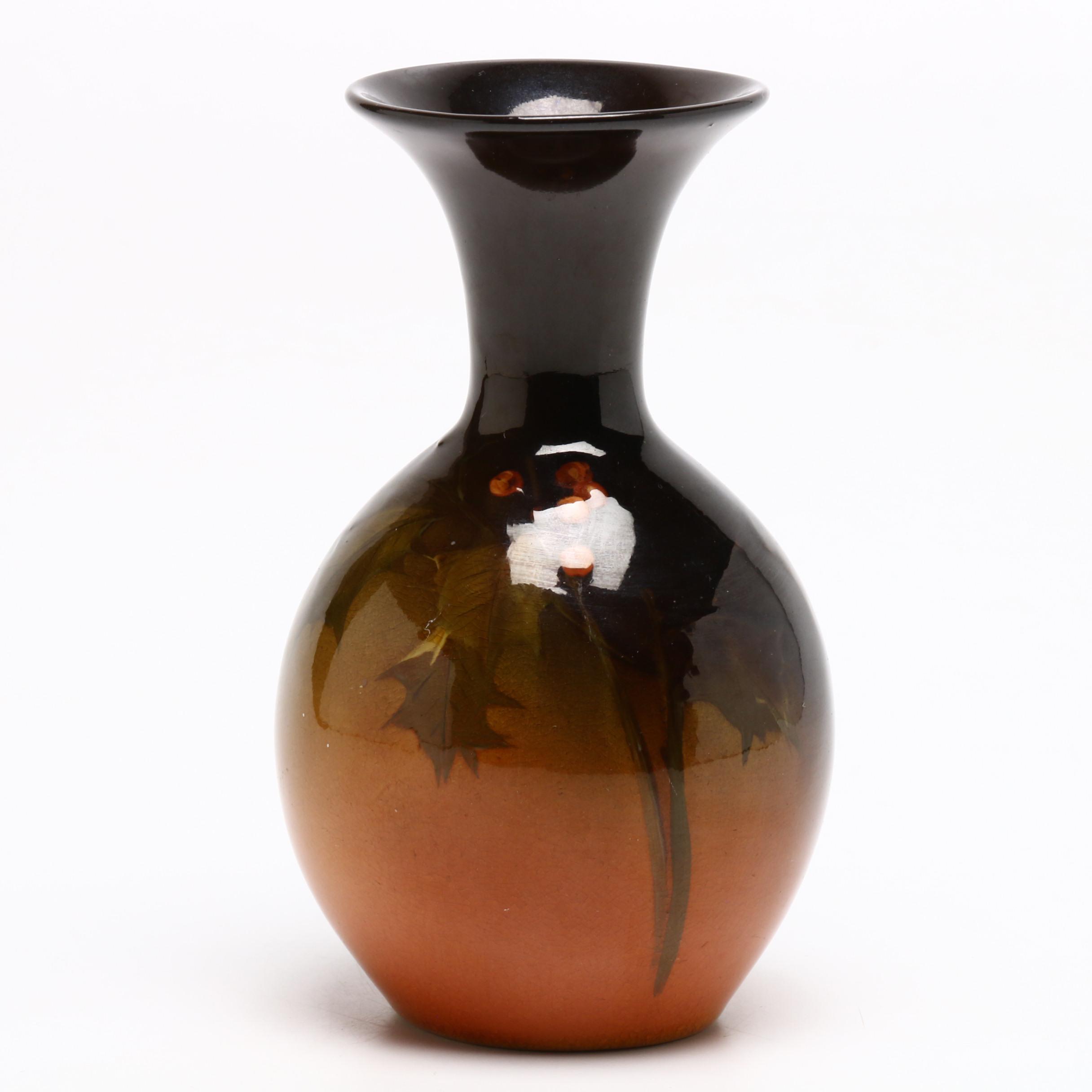 Carrie Steinle Rookwood Pottery Vase 1900 Ebth