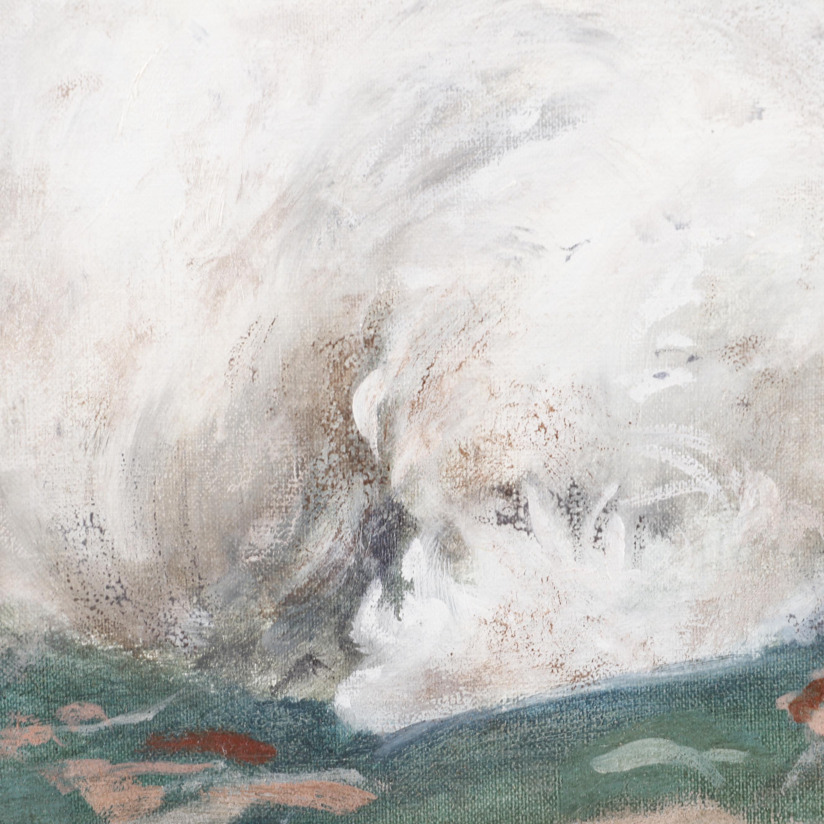 Alan Ellison Oil Painting of a Dog EBTH