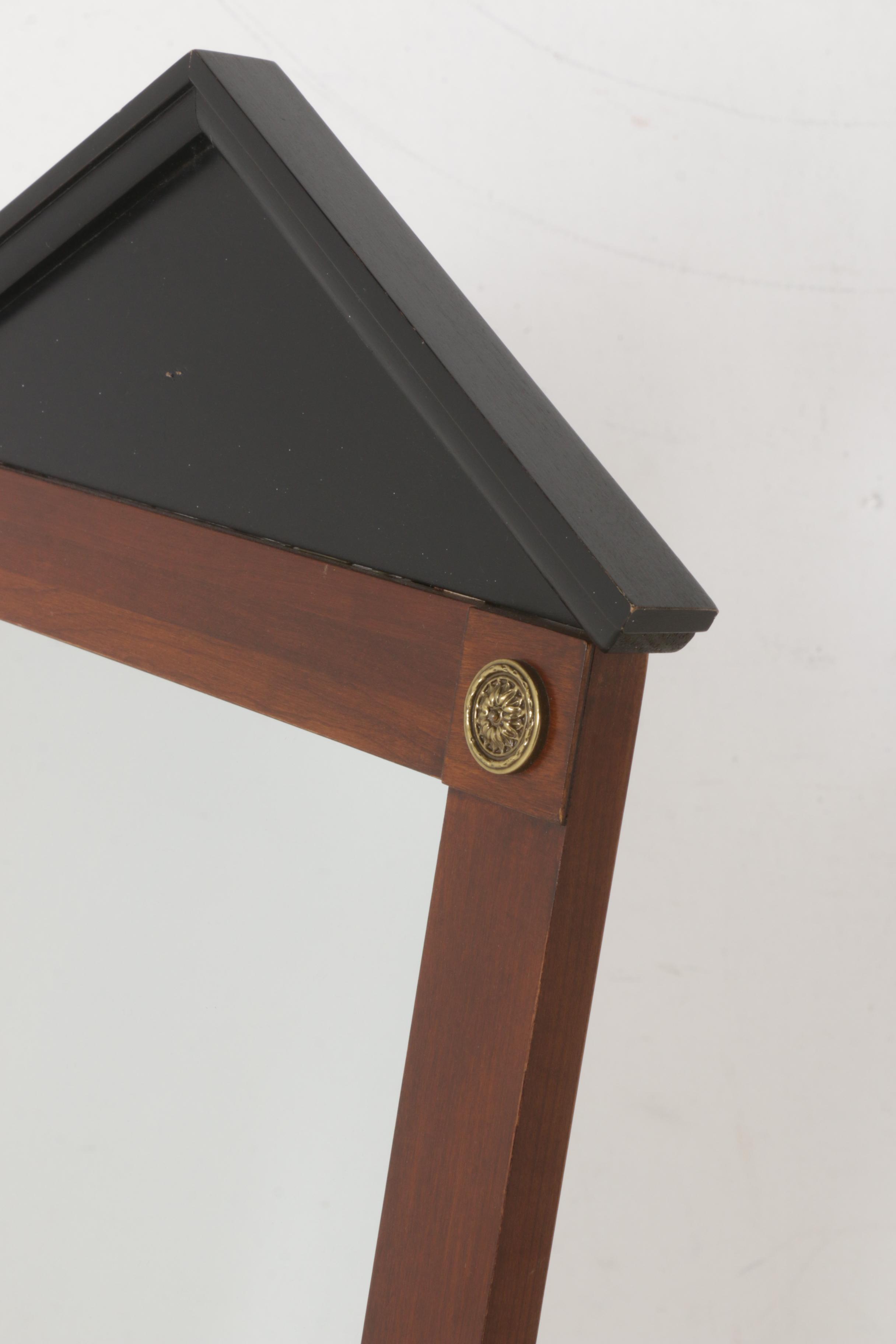 Ethan Allen Wood Frame Free Standing Mirror EBTH