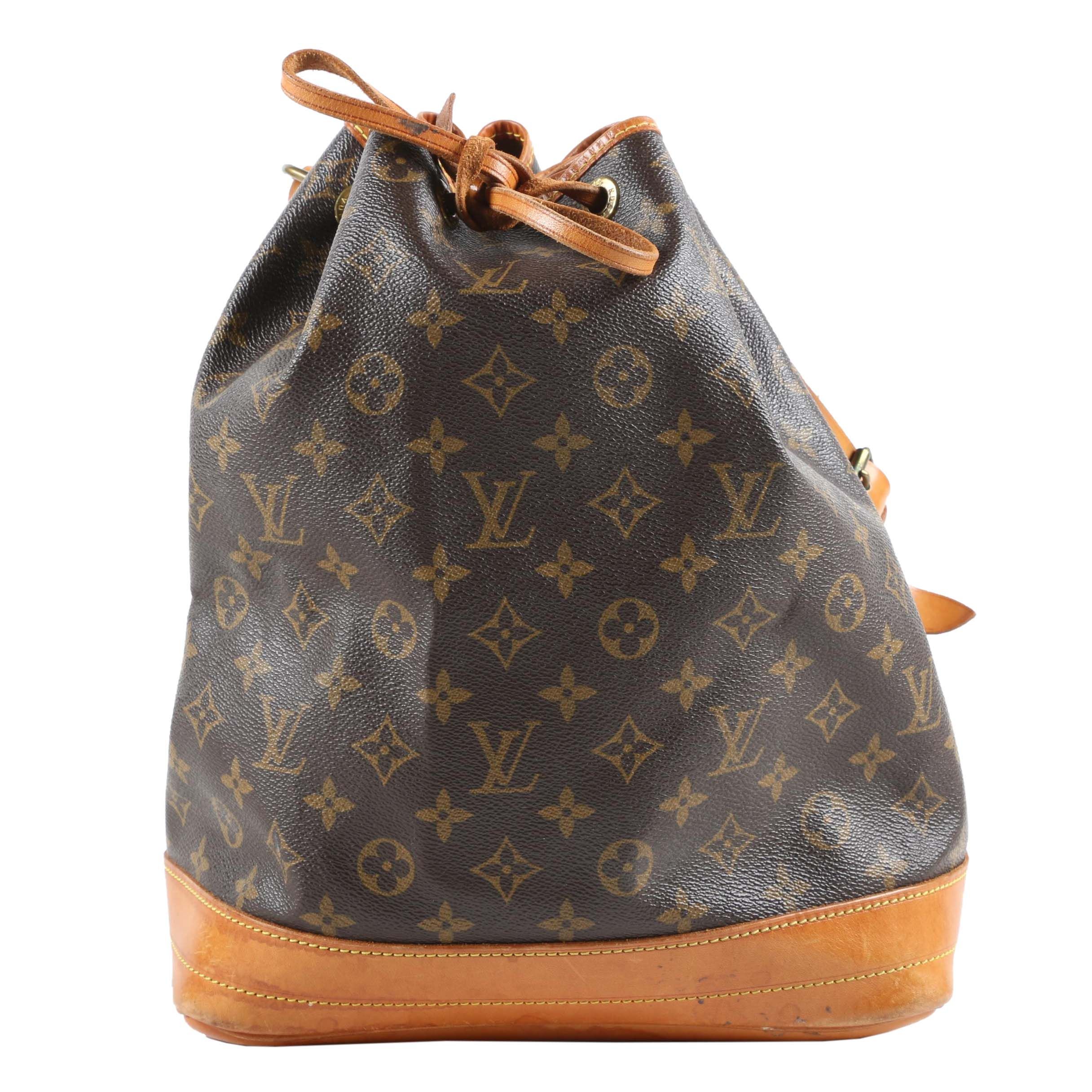 Louis Vuitton Paris Noé Bag in Monogram Canvas and Leather, 1987