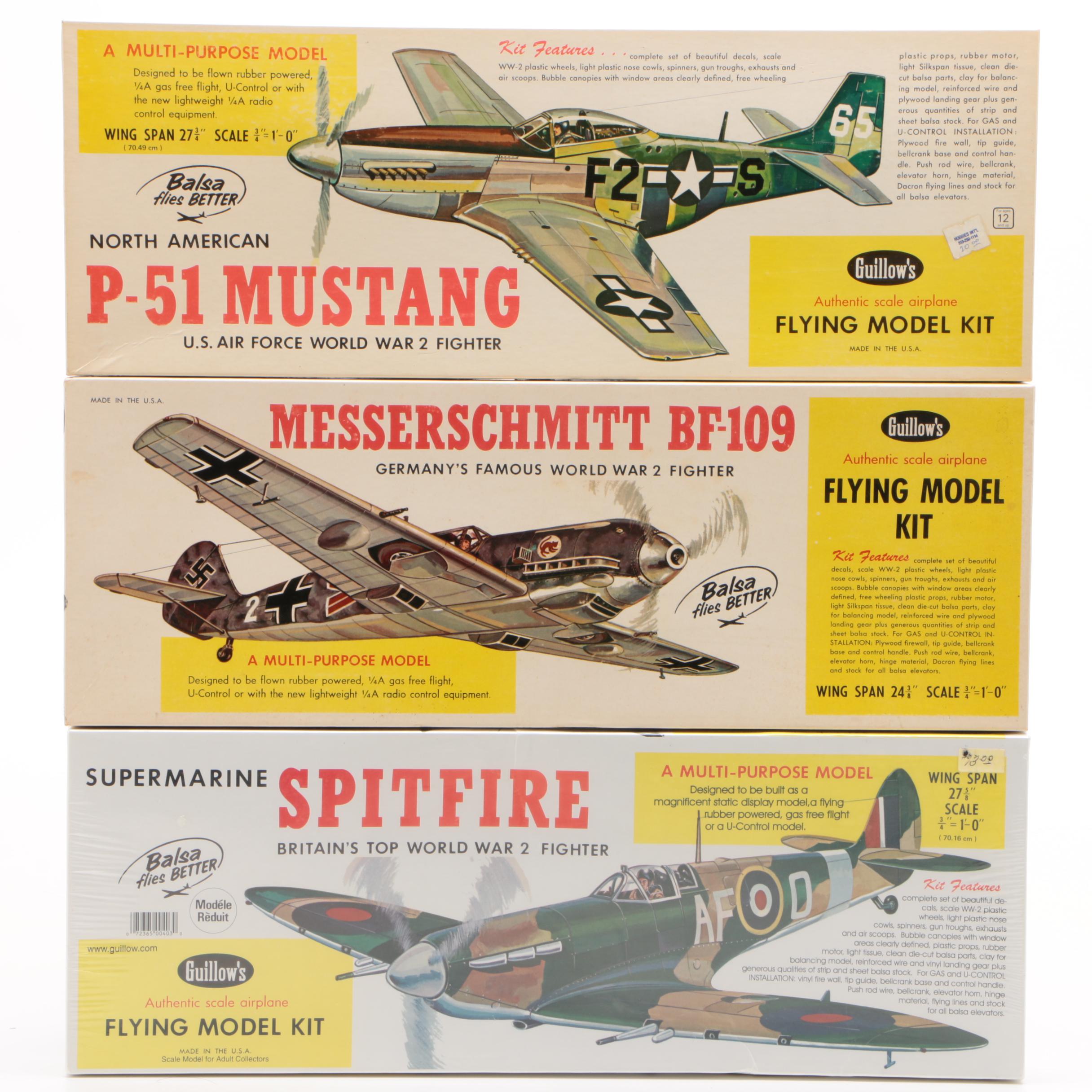 Guillow's Flying Model Kits with Blueprints, 1960s 1970s EBTH