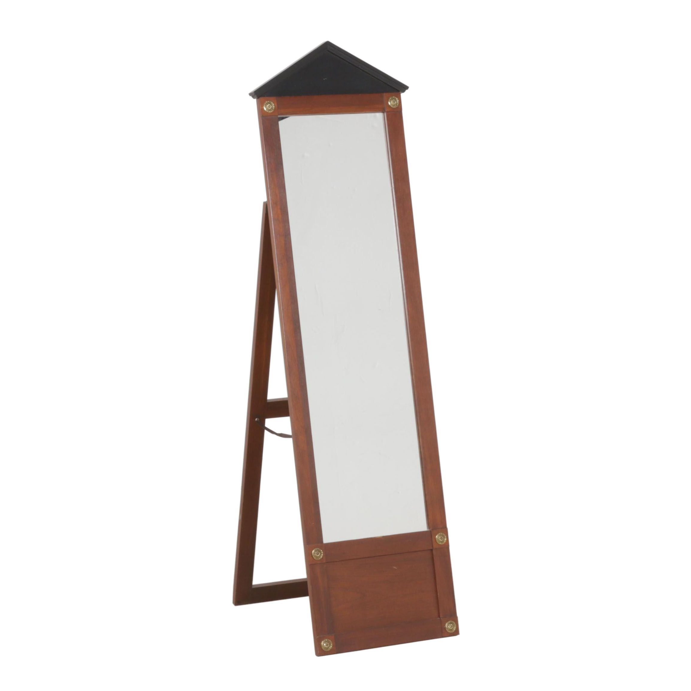 Ethan Allen Wood Frame Free Standing Mirror EBTH