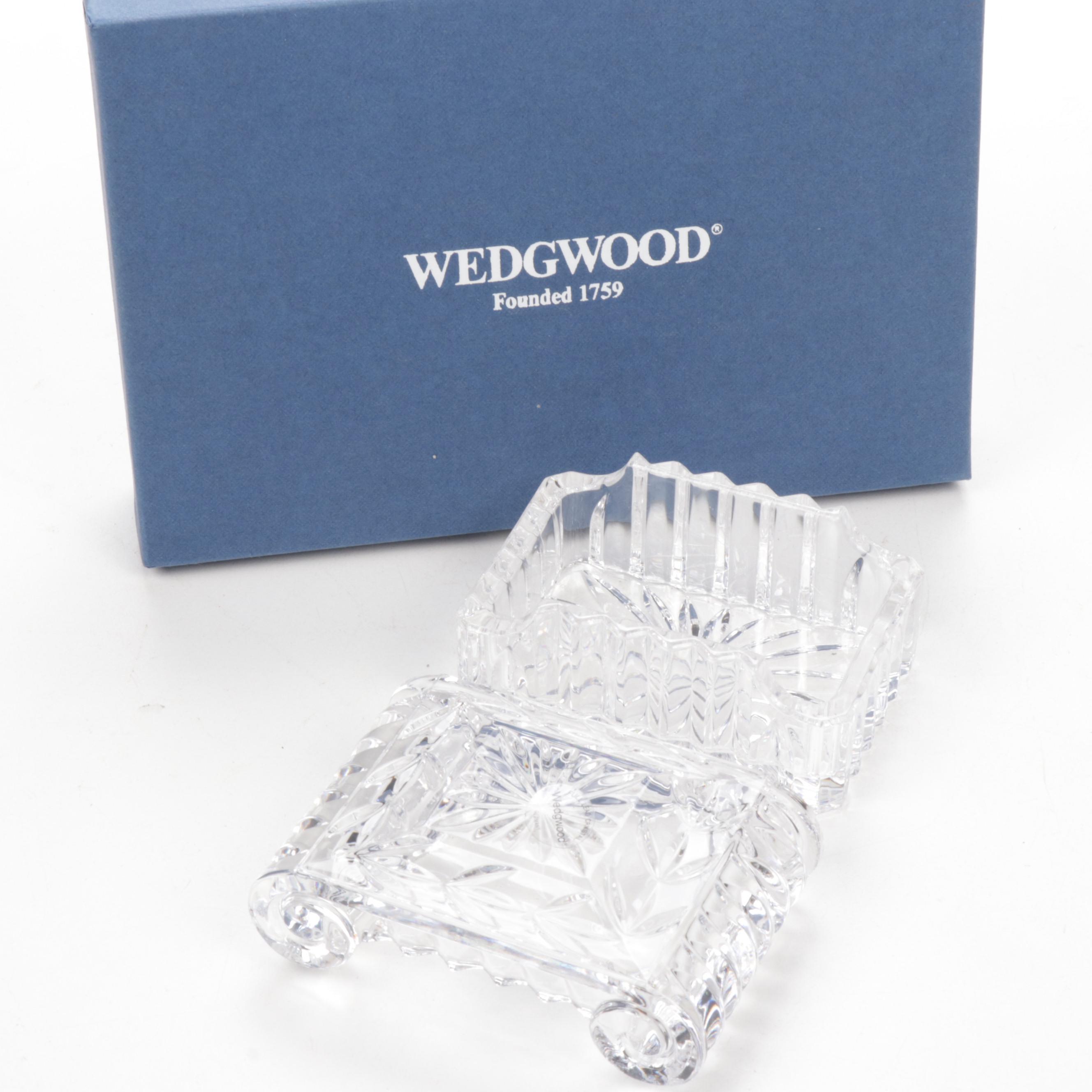 Wedgwood Crystal Trinket Box EBTH