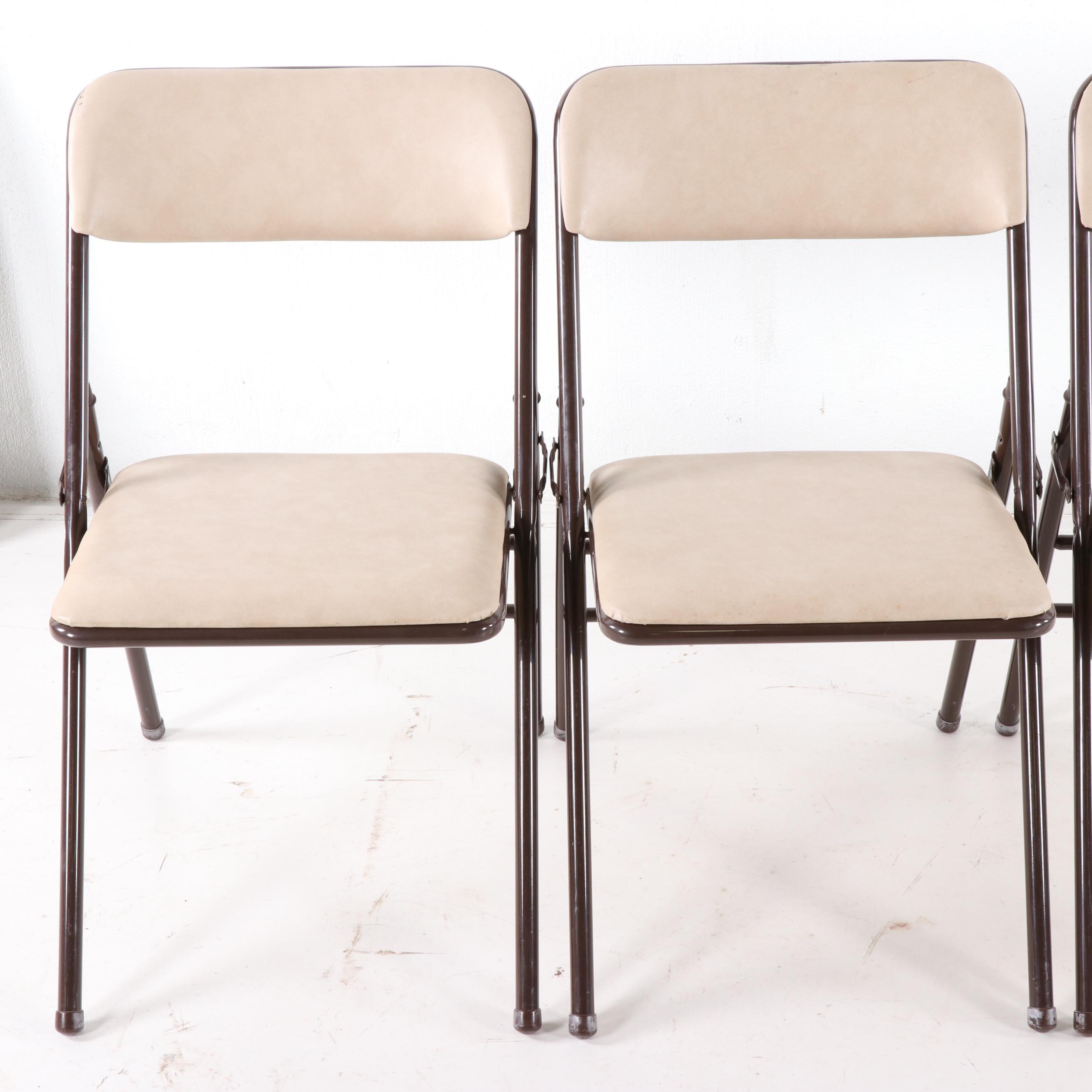 Cosco Table and Four Chairs Folding Bridge Set EBTH