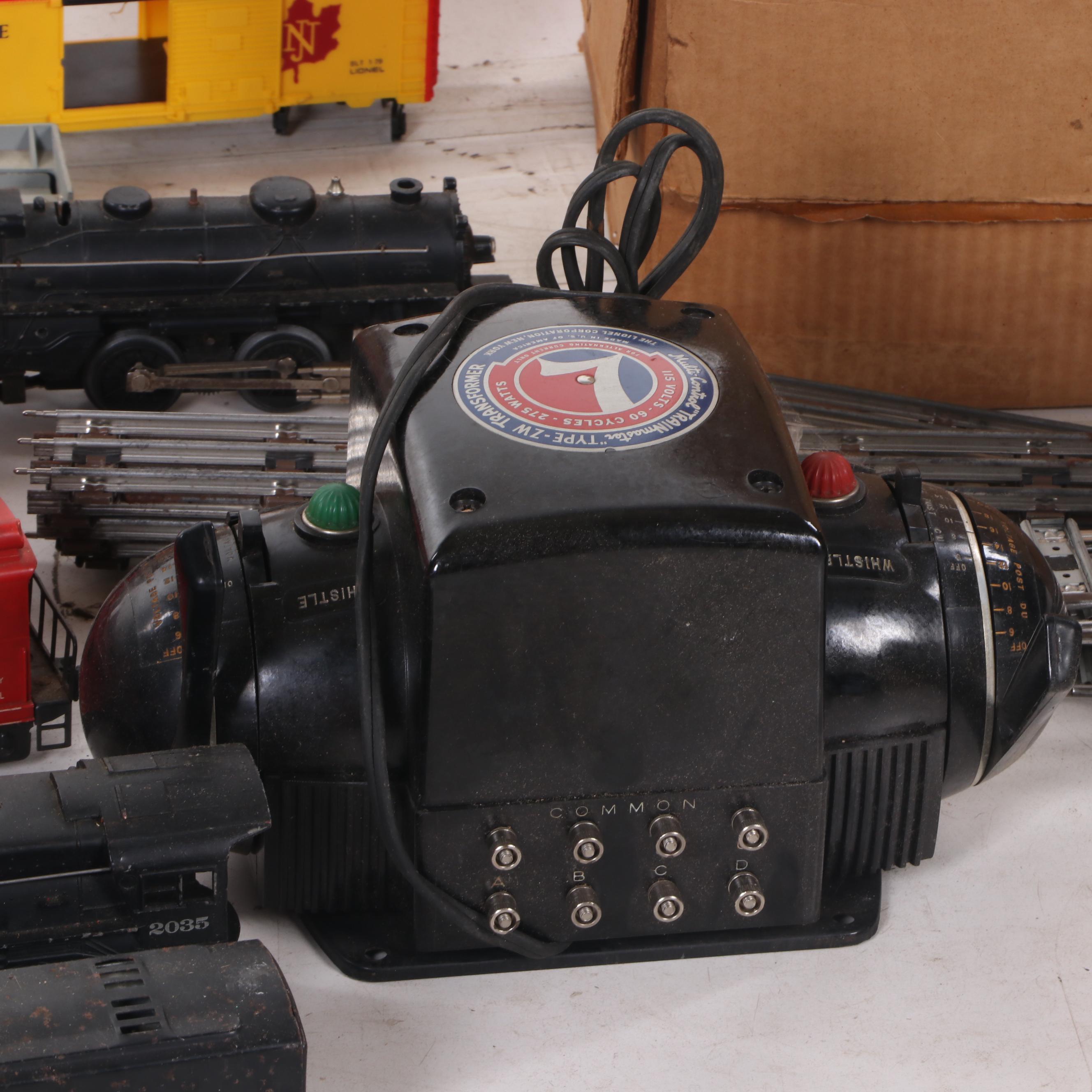 Lionel Scale O Motorized Model Train Cars, Transformers, Tracks, and