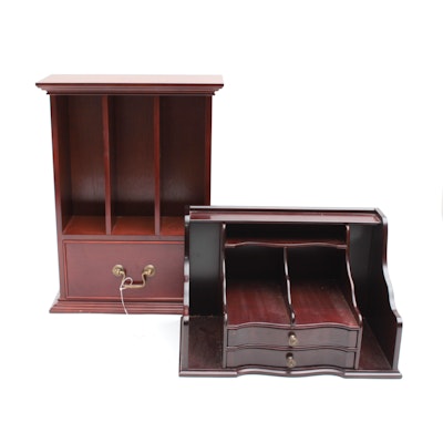 Mahogany Desk Organizers Mahogany Desk Organizers