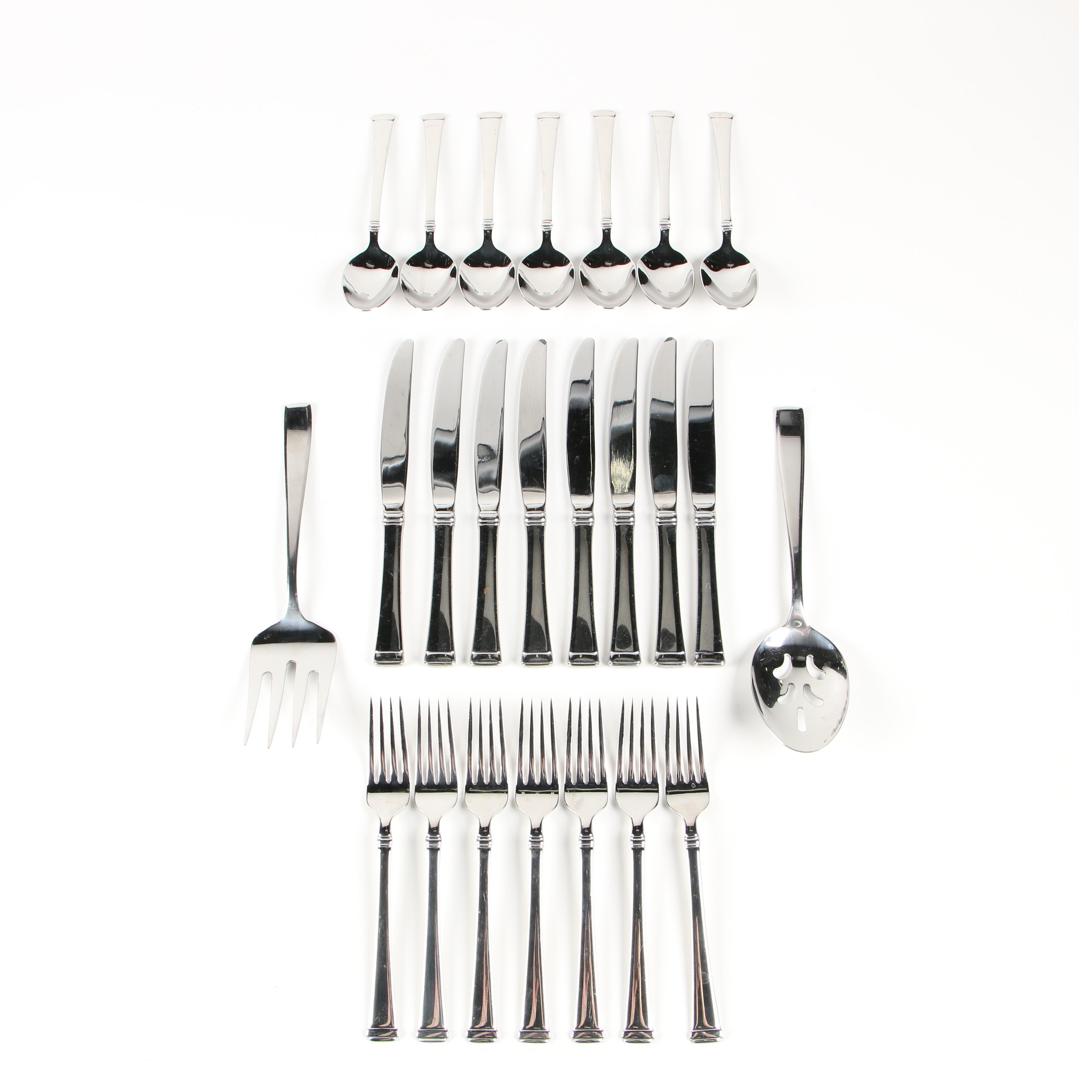 Mikasa Stainless Steel "Harmony" Flatware with Cambridge Serving Fork