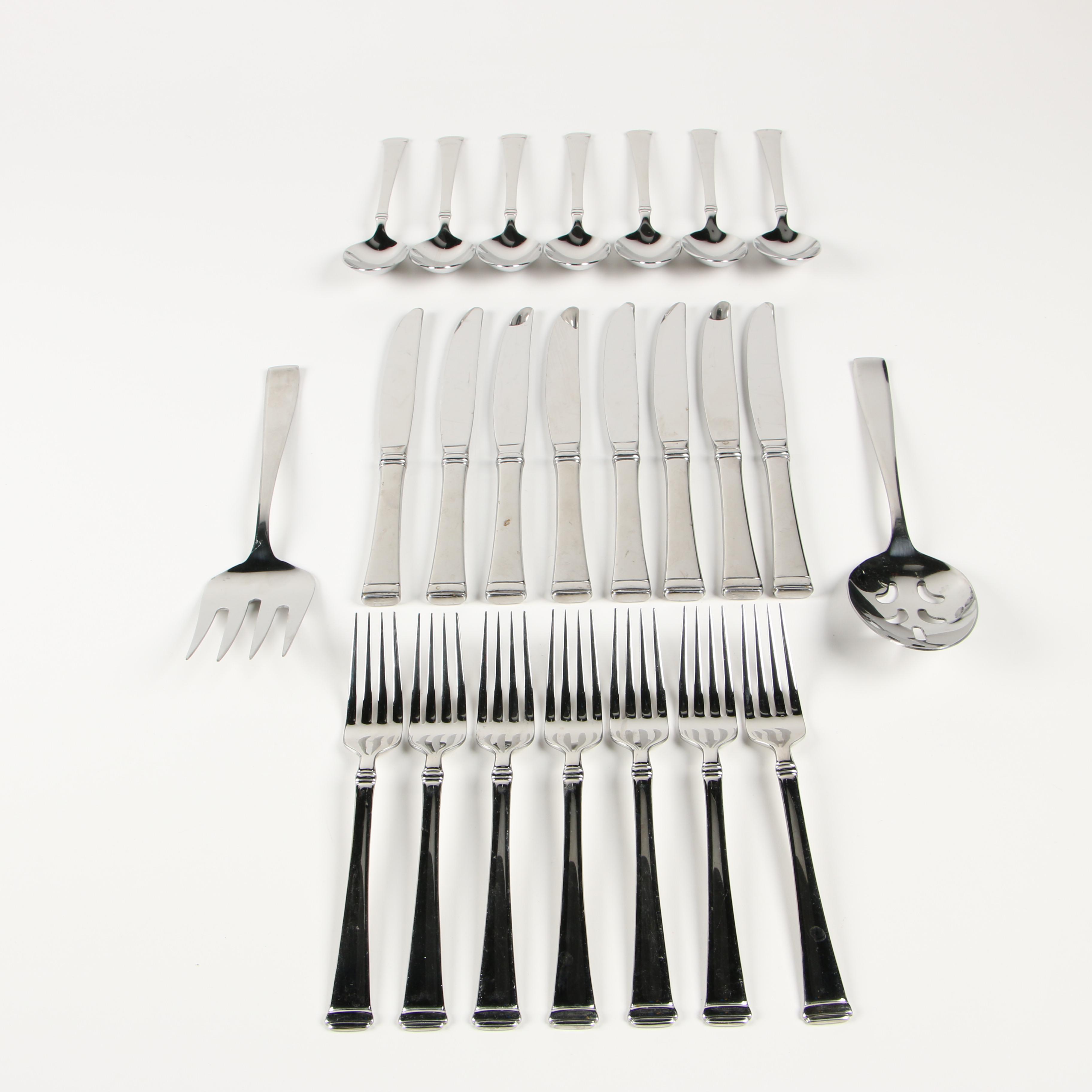 Mikasa Stainless Steel "Harmony" Flatware with Cambridge Serving Fork