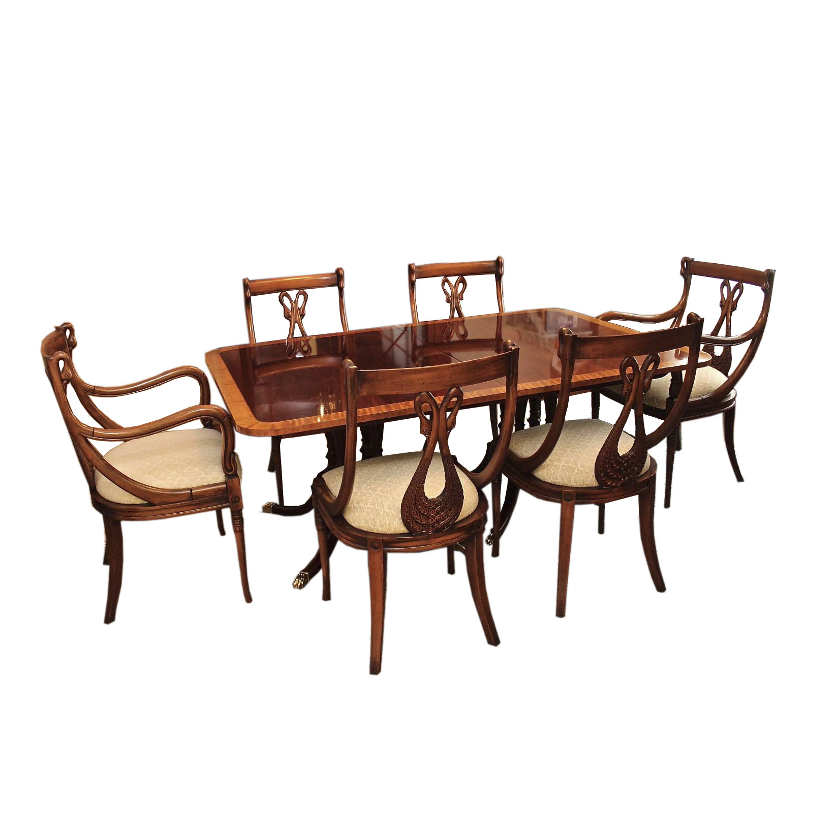 Baker Furniture "Historic Charleston Reproductions" Dining Table and Chairs EBTH