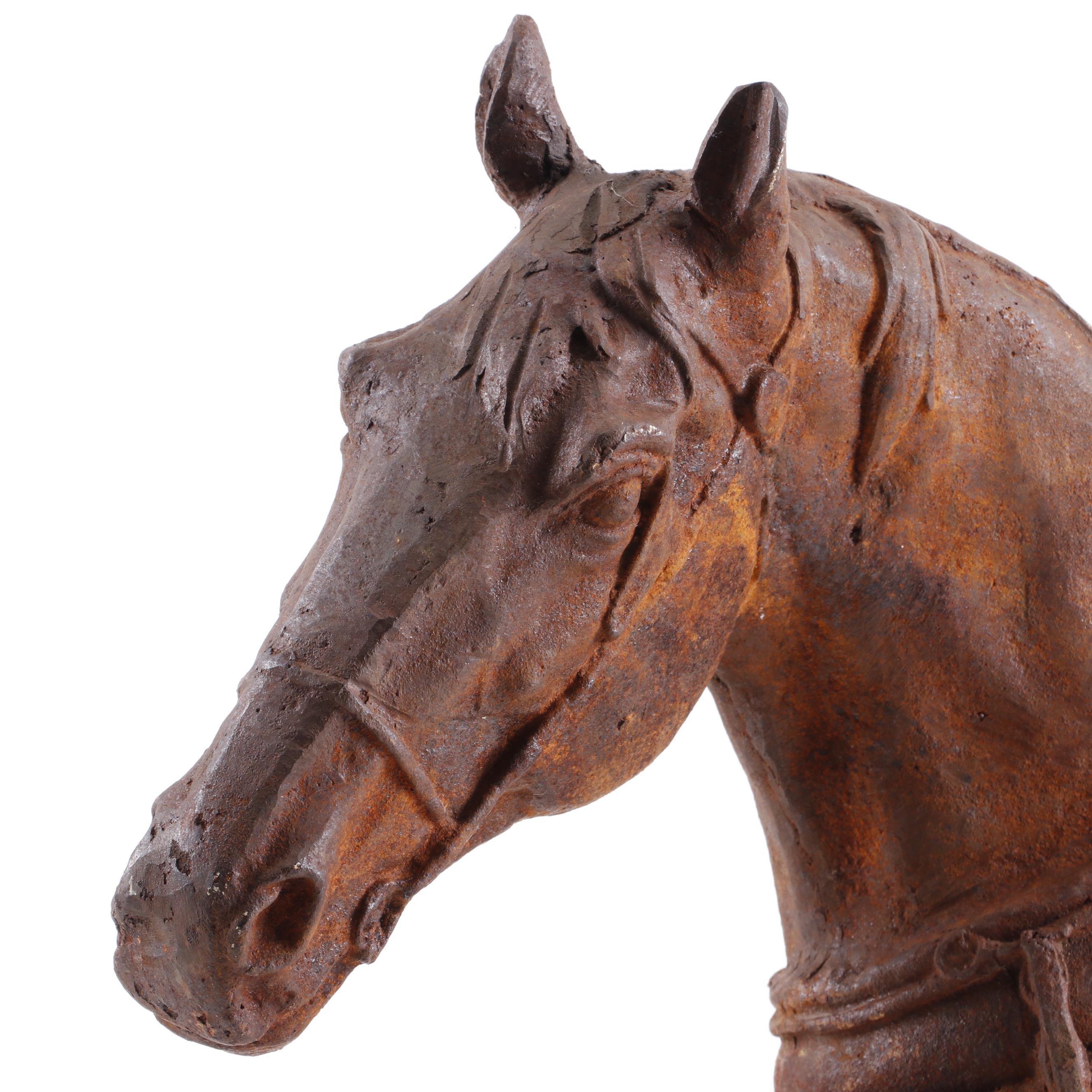 Cast Iron Horse Sculpture EBTH