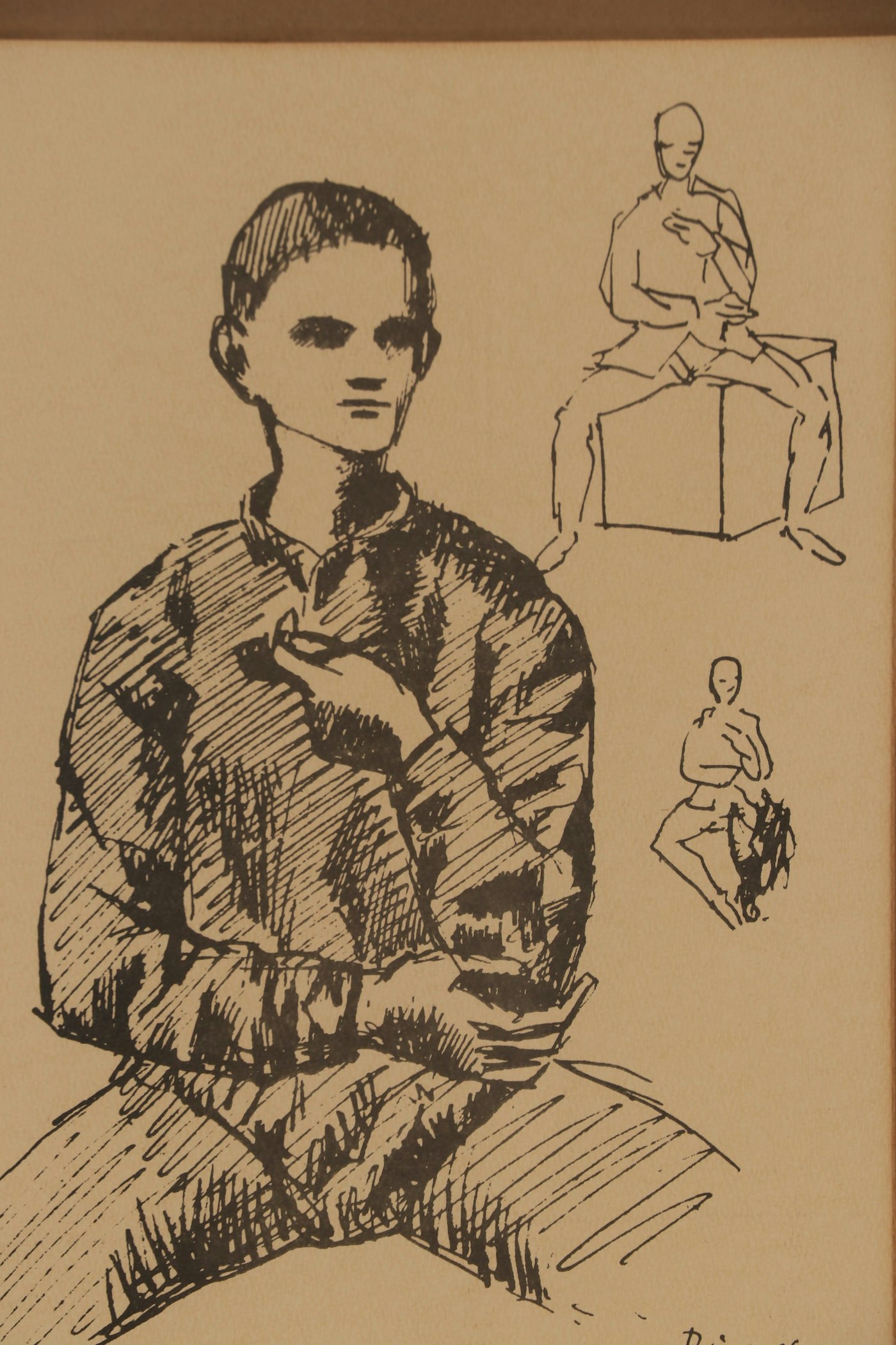 Lithograph after Pablo Picasso Study for 